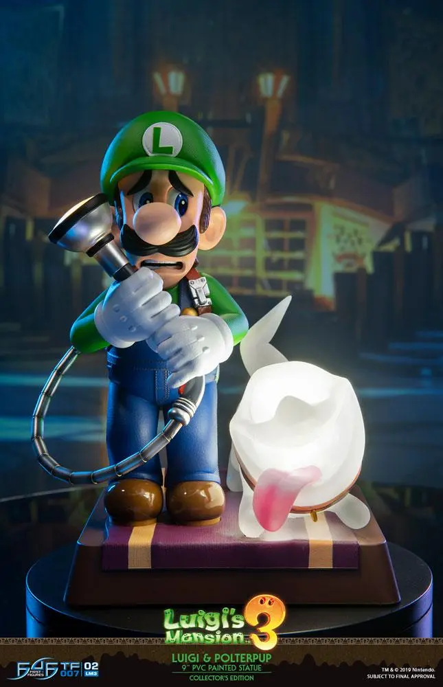 Luigi's Mansion 3 PVC Statuetka Luigi & Polterpup Collector's Edition 23 cm zdjęcie produktu