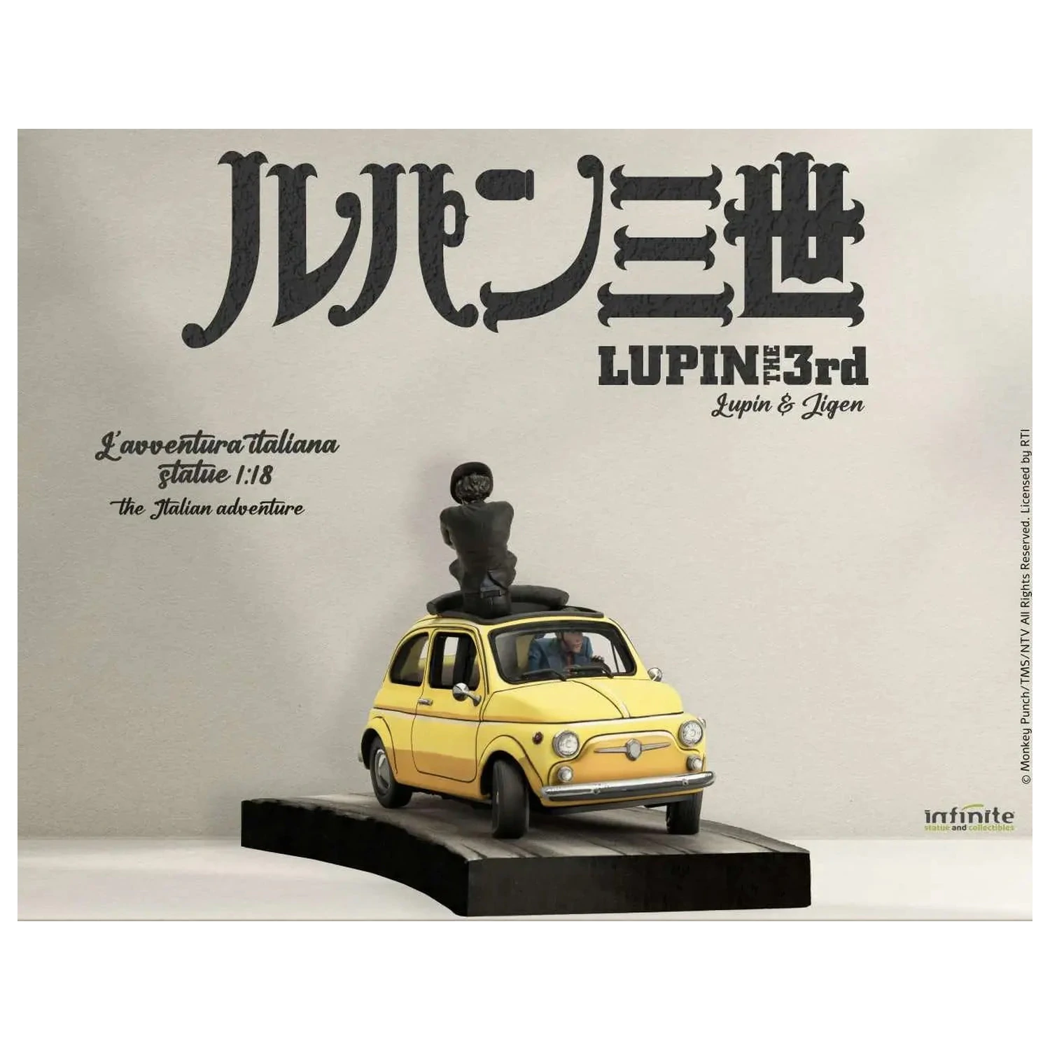 Lupin the 3rd The Italian Adventure Lupin Jigen Statua 1/18 14 cm zdjęcie produktu