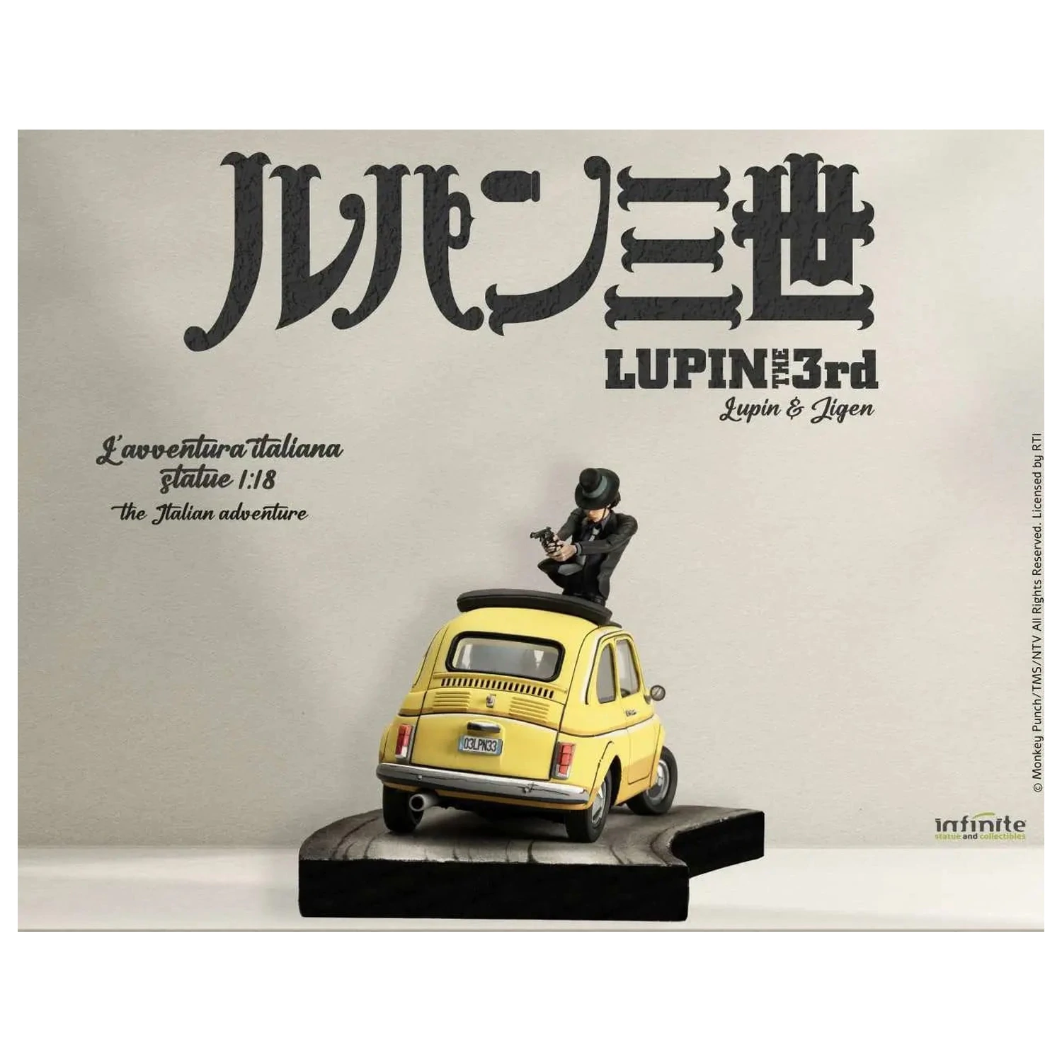 Lupin the 3rd The Italian Adventure Lupin Jigen Statua 1/18 14 cm zdjęcie produktu
