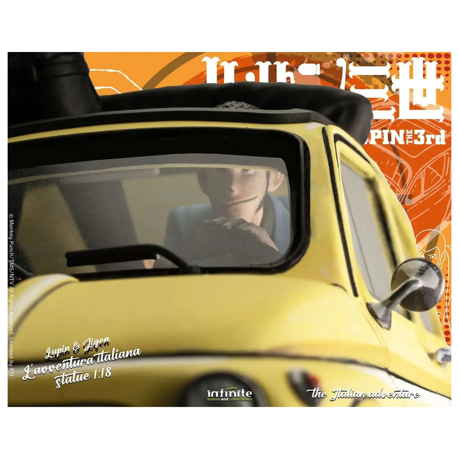 Lupin the 3rd The Italian Adventure Lupin Jigen Statua 1/18 14 cm zdjęcie produktu