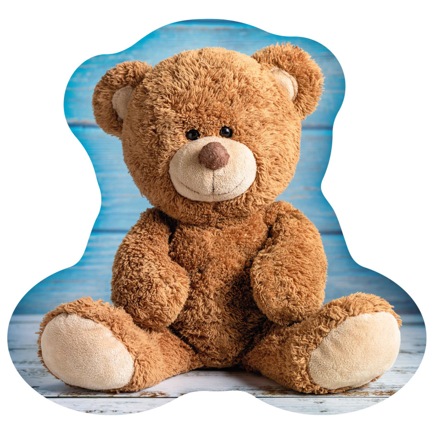 Teddy Blue poduszka dekoracyjna w kształcie zdjęcie produktu