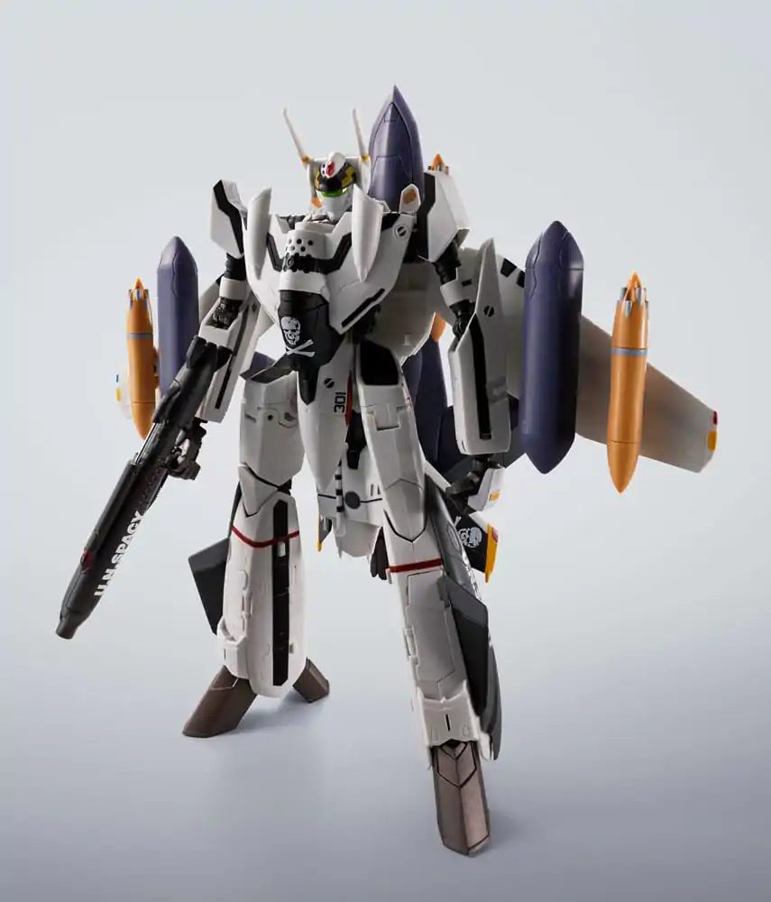 Macross 7 Figurka Akcji Hi-Metal R VF-0S Phoenix (Roy Focker Use) & QF-2200D-B Ghost Set 14 cm zdjęcie produktu