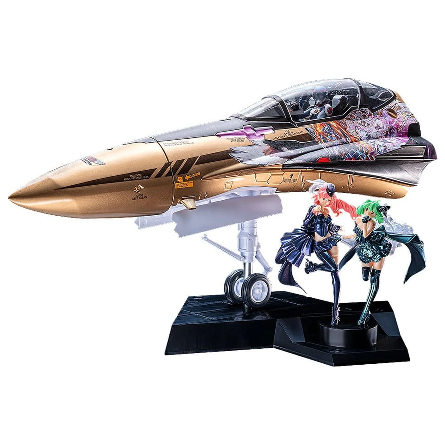 Macross Frontier Zestaw modeli plastikowych PLAMAX MF-98: minimum factory Kolekcja nosów myśliwców YF-29 GALAXY SET 90 cm zdjęcie produktu