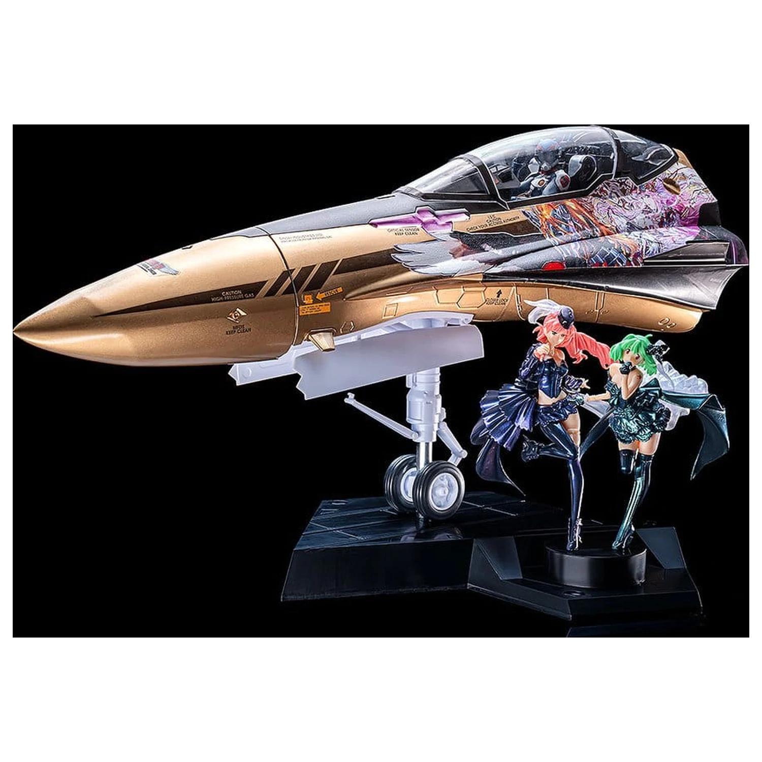 Macross Frontier Zestaw modeli plastikowych PLAMAX MF-98: minimum factory Kolekcja nosów myśliwców YF-29 GALAXY SET 90 cm zdjęcie produktu