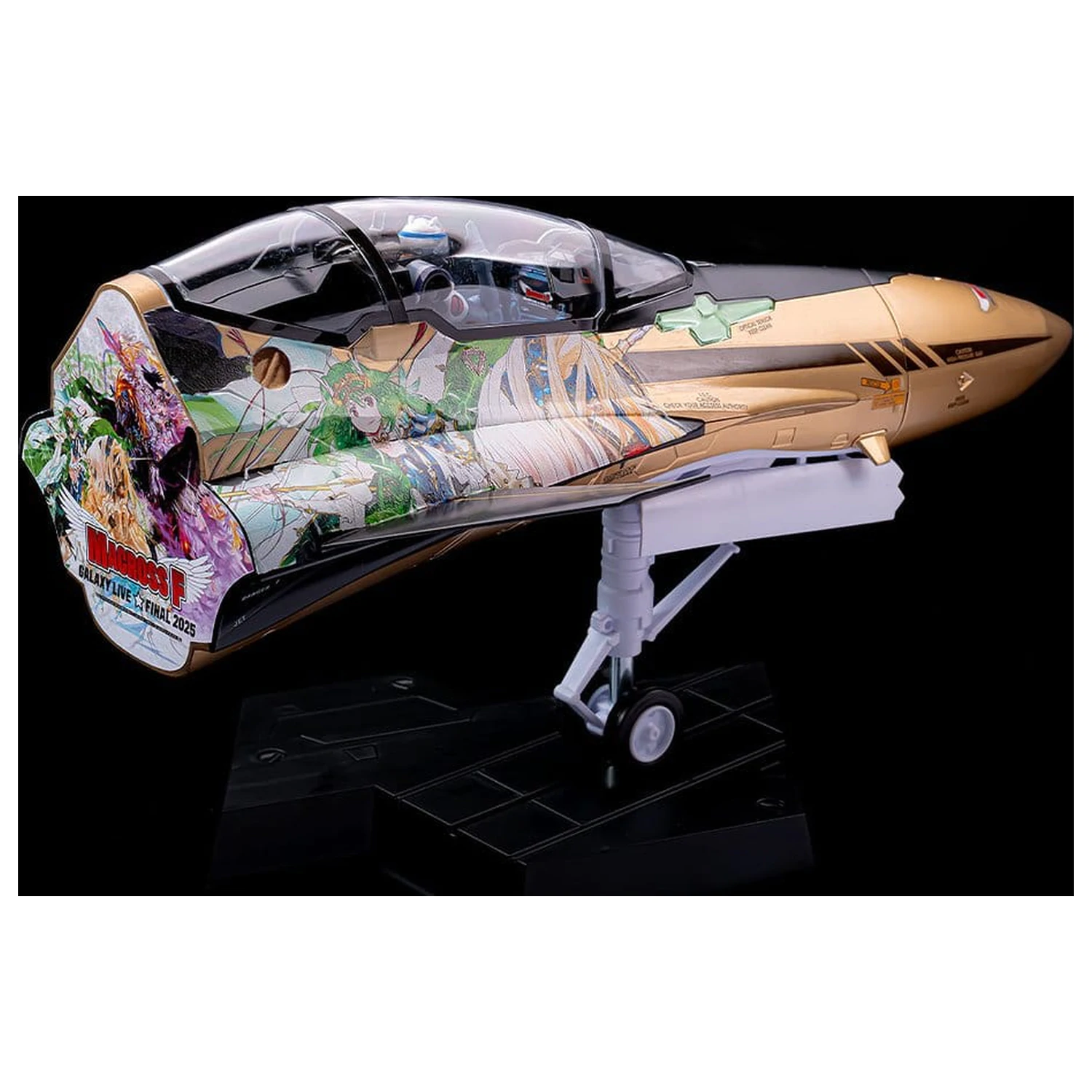 Macross Frontier Zestaw modeli plastikowych PLAMAX MF-98: minimum factory Kolekcja nosów myśliwców YF-29 GALAXY SET 90 cm zdjęcie produktu
