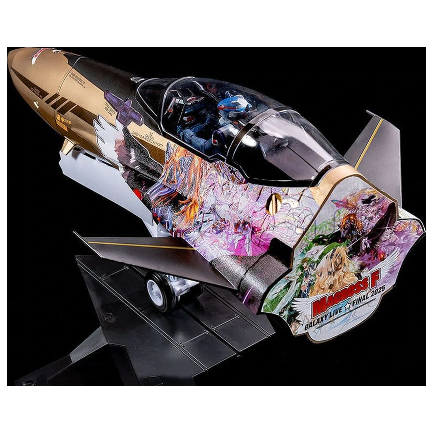 Macross Frontier Zestaw modeli plastikowych PLAMAX MF-98: minimum factory Kolekcja nosów myśliwców YF-29 GALAXY SET 90 cm zdjęcie produktu