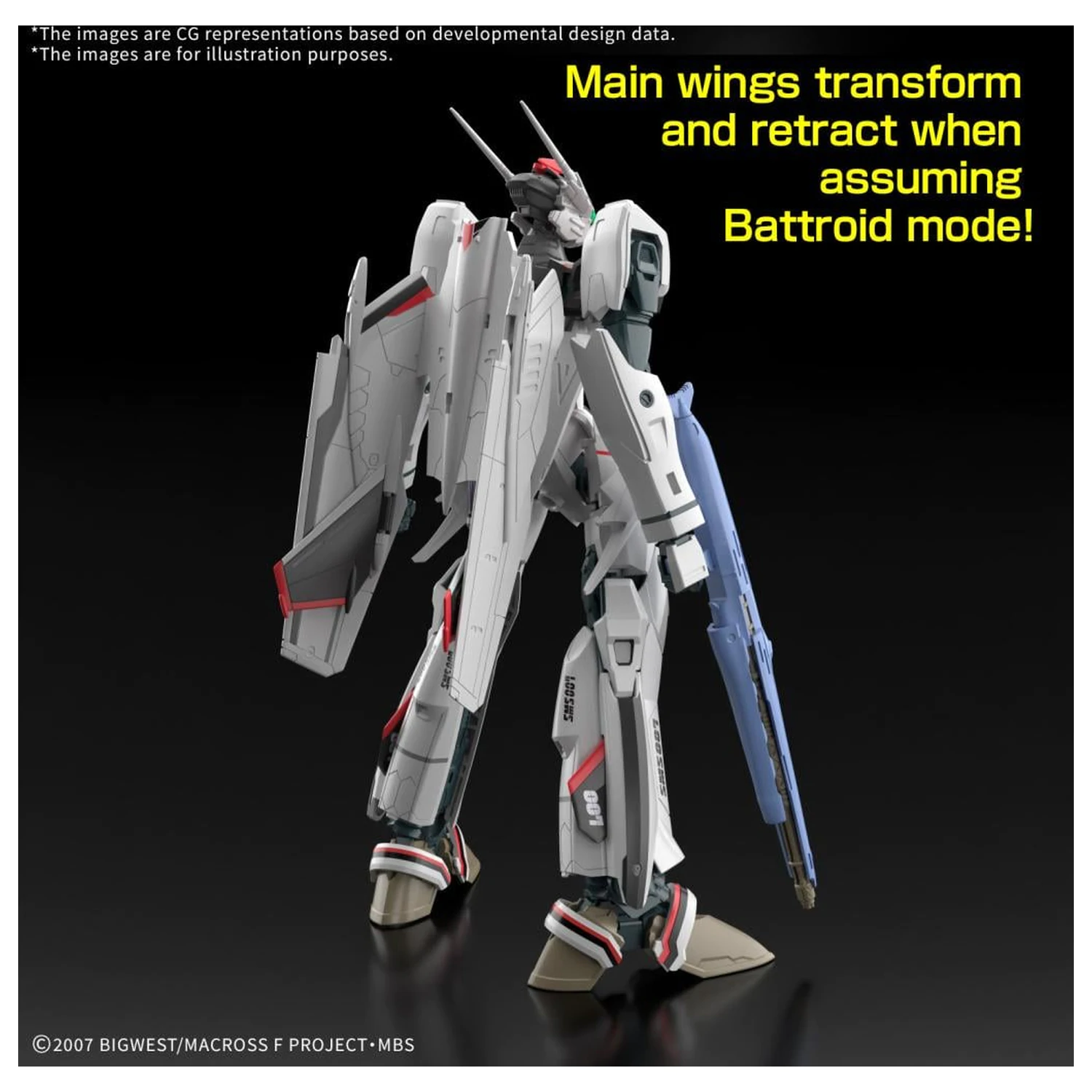 Macross HG 1/100 VF-25F Messiah Valkyrie Alto Custom Zestaw modelarski zdjęcie produktu