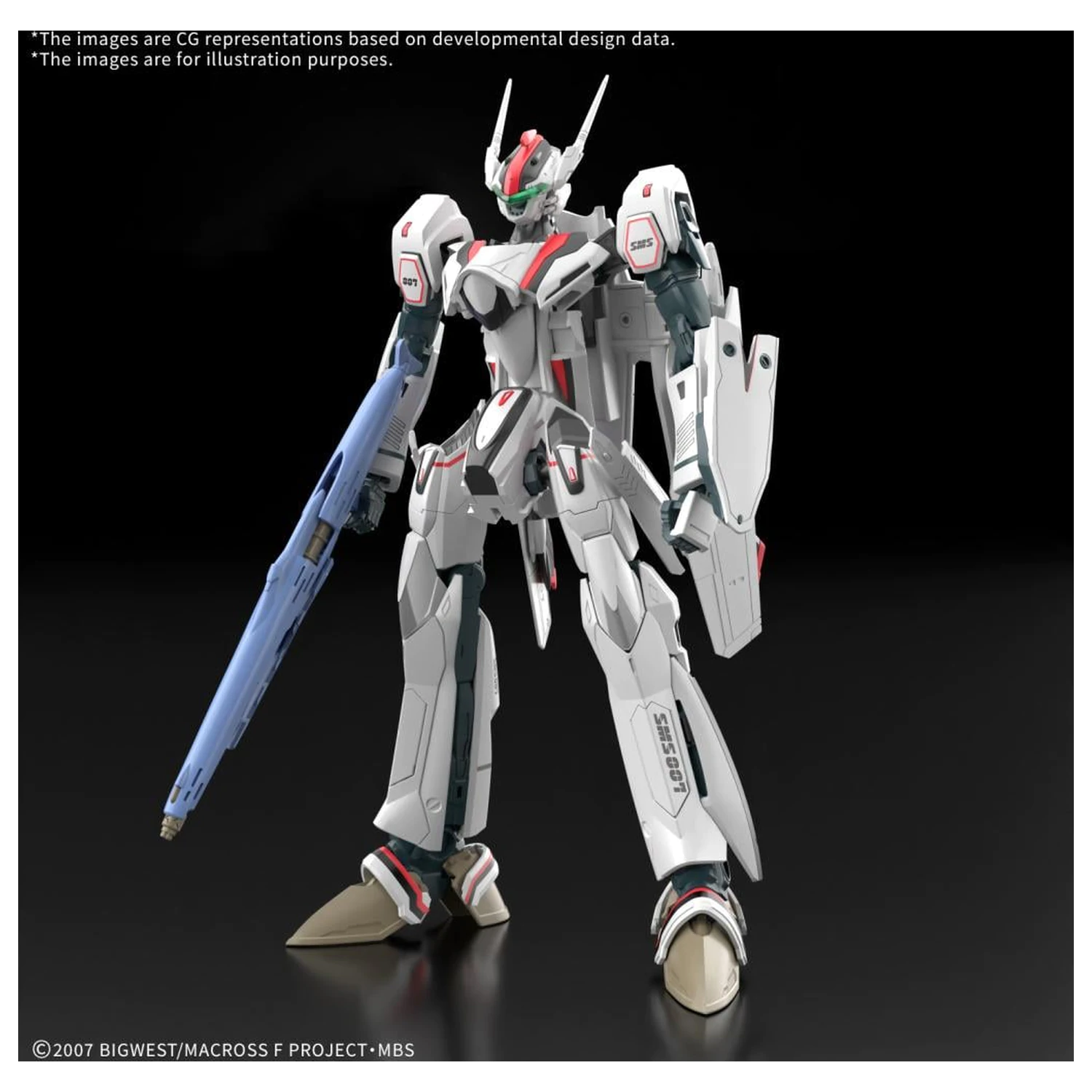 Macross HG 1/100 VF-25F Messiah Valkyrie Deluxe Zestaw Model Do Składania zdjęcie produktu