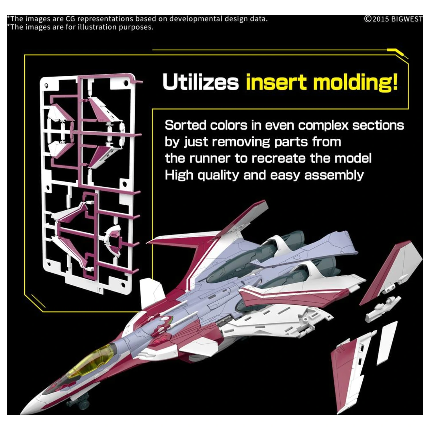 Macross HG 1/100 VF-31C Siegfried (Farina Jenius) Zestaw Modeli Deluxe zdjęcie produktu