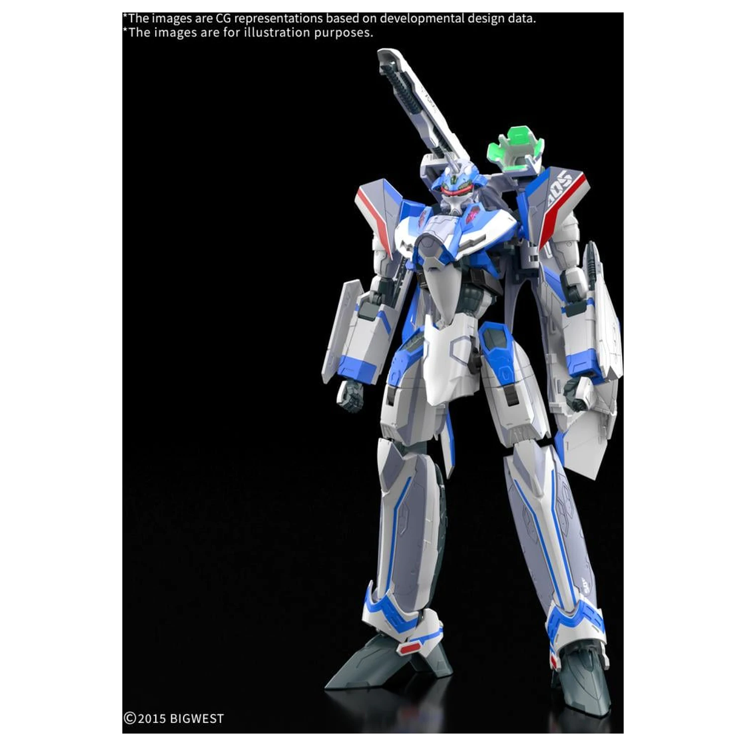 MACROSS HG 1/100 VF-31J Siegfried (Hayate Use) Zestaw Modelowy Deluxe zdjęcie produktu