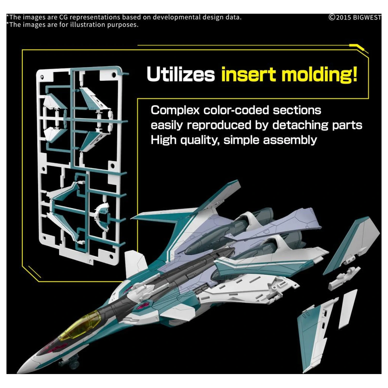 Macross HG 1/100 VF-31S Siegfried (Arad Moders Use) Zestaw Modelowy zdjęcie produktu