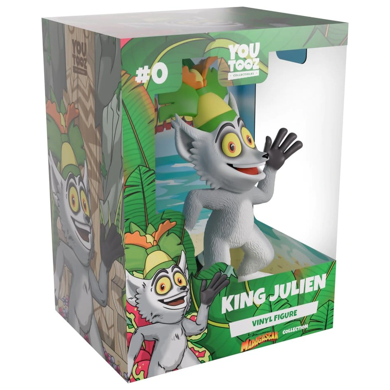 Madagascar Winyl figurka King Julien 12 cm zdjęcie produktu