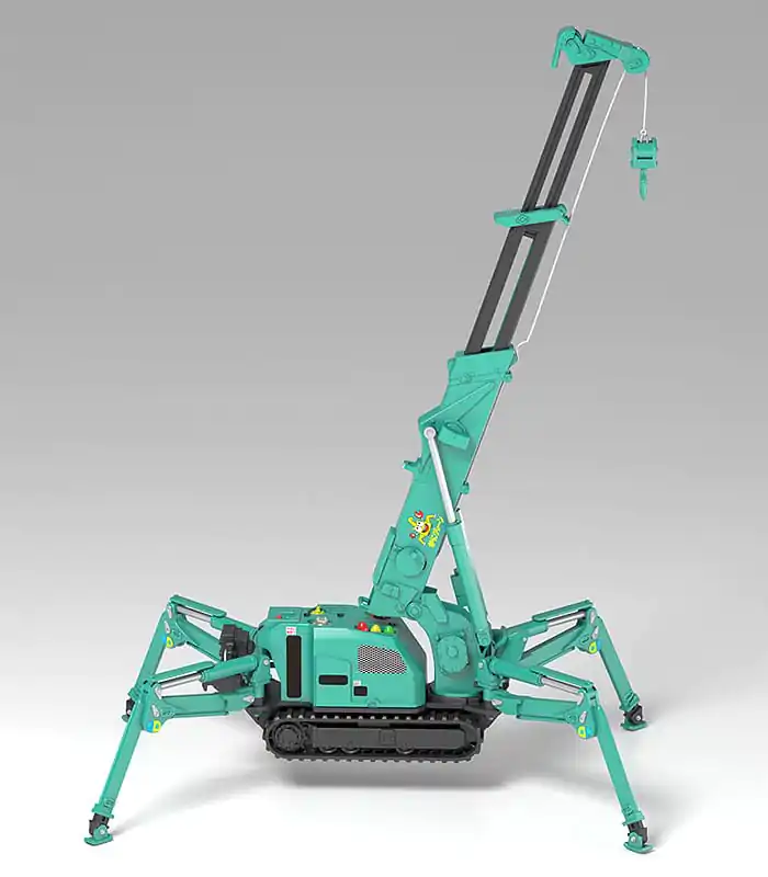 Maeda Seisakusho Moderoid Plastic Model Kit 1/20 Spider Crane (Green) Re-Run 25 cm Zestaw Modelu Plastikowego zdjęcie produktu