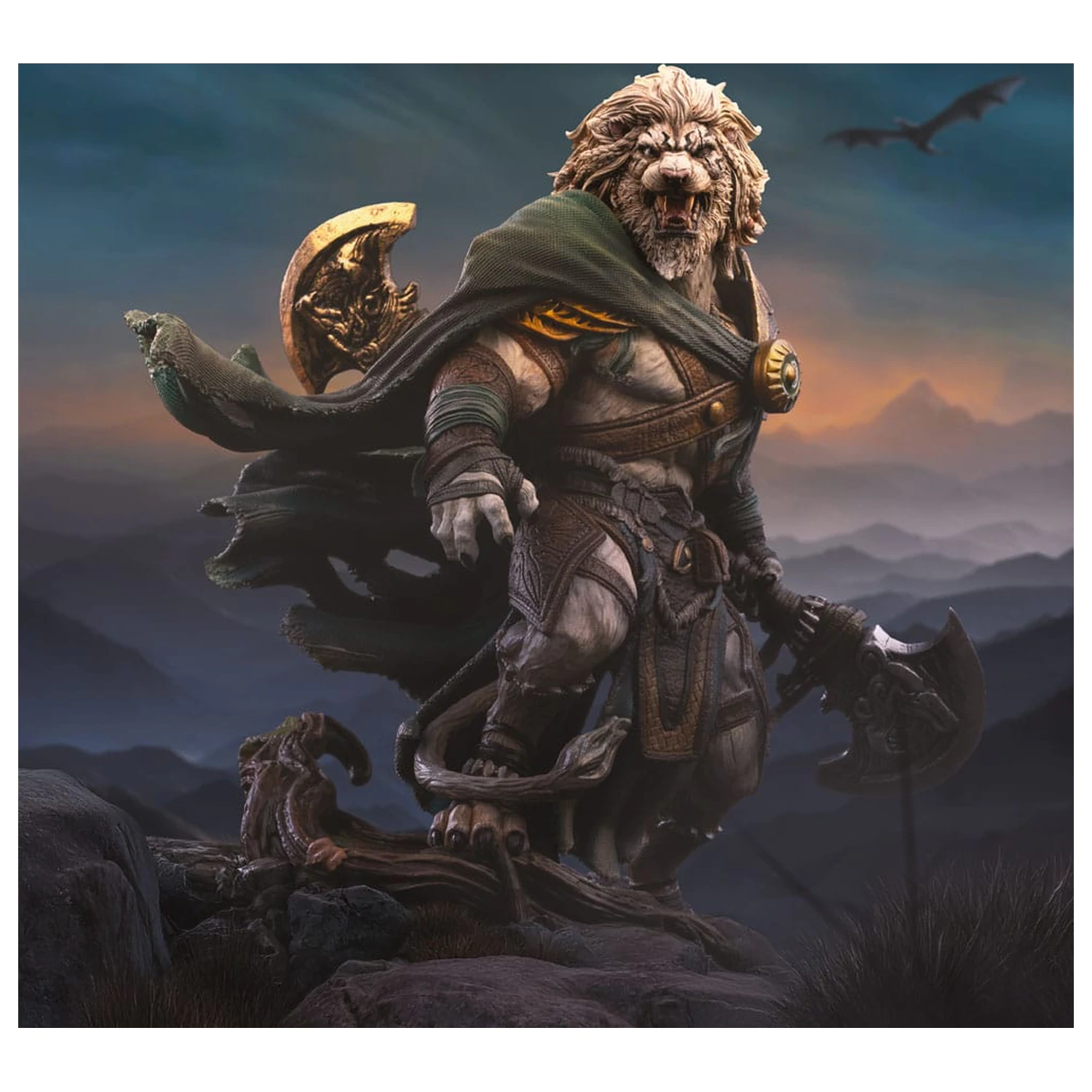 Magic The Gathering Art Scale Statuetka 1/10 Ajani Goldmane 26 cm zdjęcie produktu