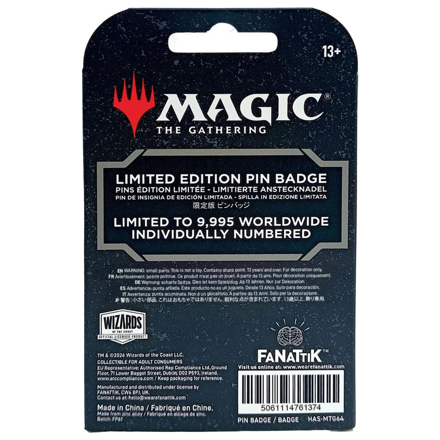 Magic: The Gathering Pin Badge Planeswalker Edycja Limitowana zdjęcie produktu