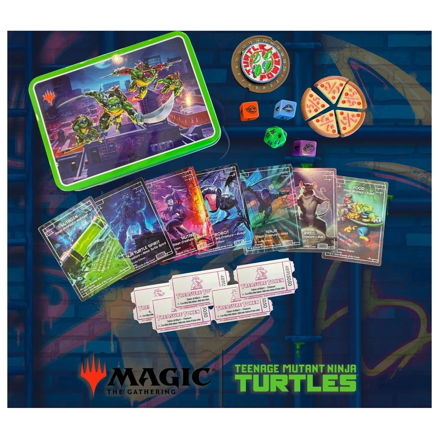 Magic the Gathering Zestaw kości i znaczników Teenage Mutant Ninja Turtles *angielski* zdjęcie produktu