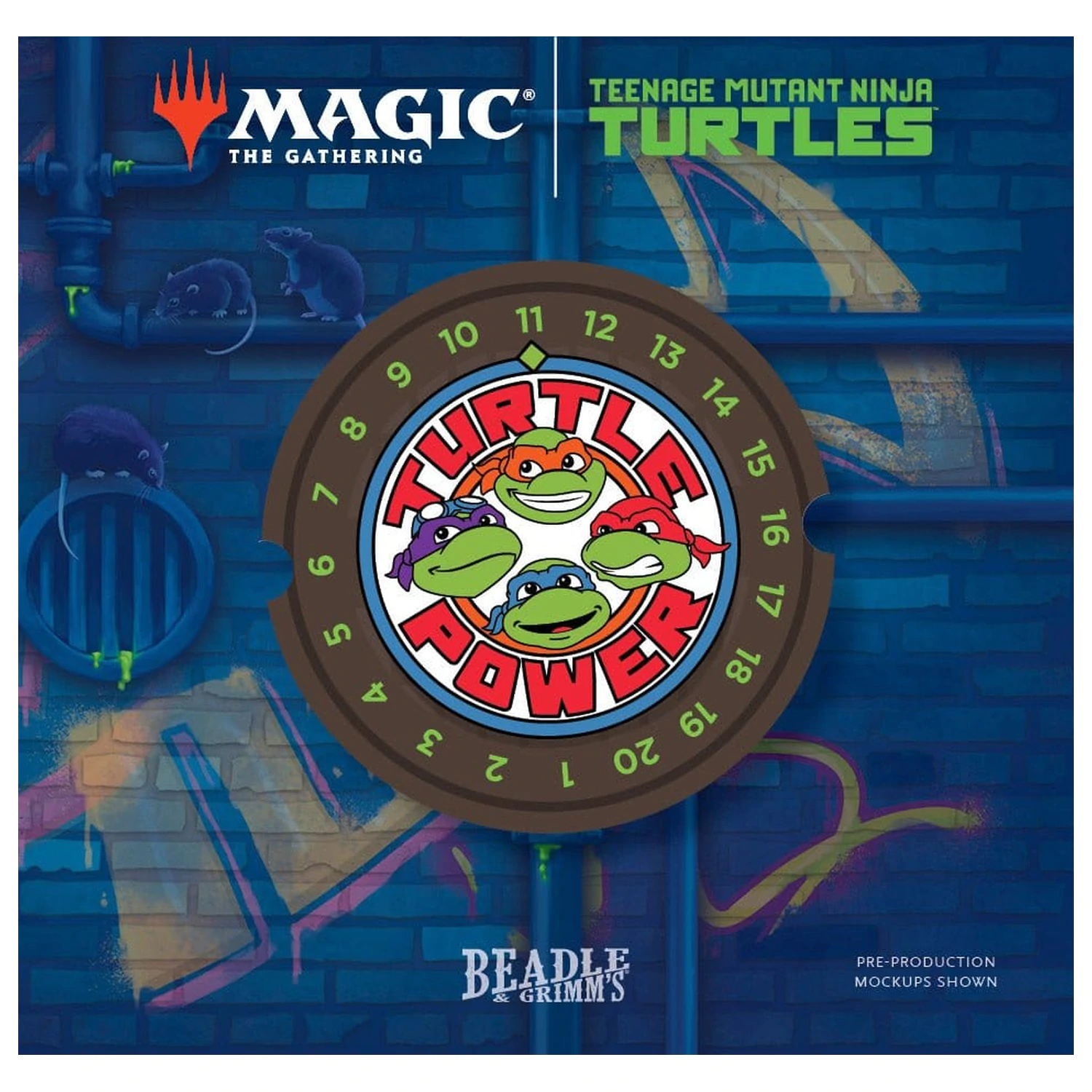 Magic the Gathering Zestaw kości i znaczników Teenage Mutant Ninja Turtles *angielski* zdjęcie produktu