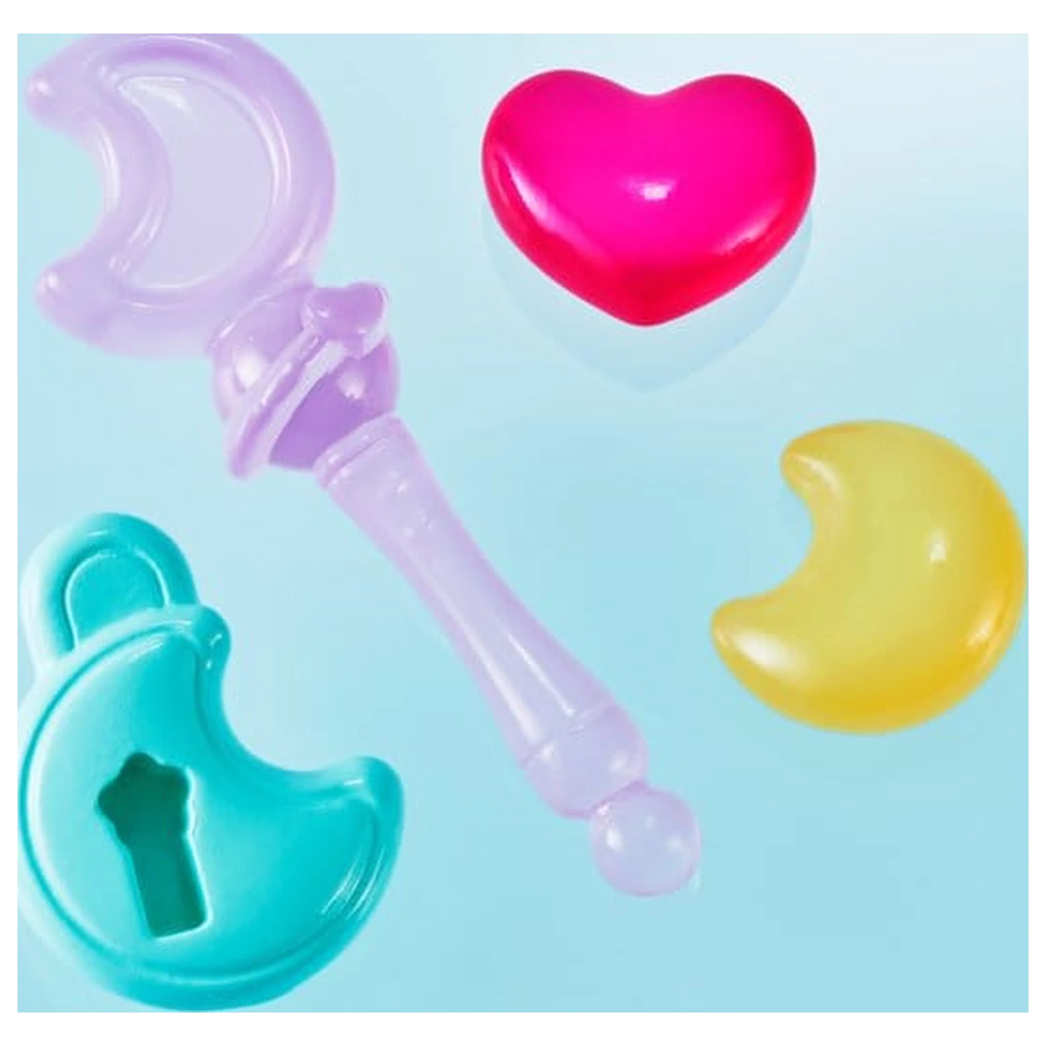 Magical Sisters Lulutto Lilly Proplica replika Moontoneoneon & GlassHeart DreamPact zestaw 25 cm zdjęcie produktu