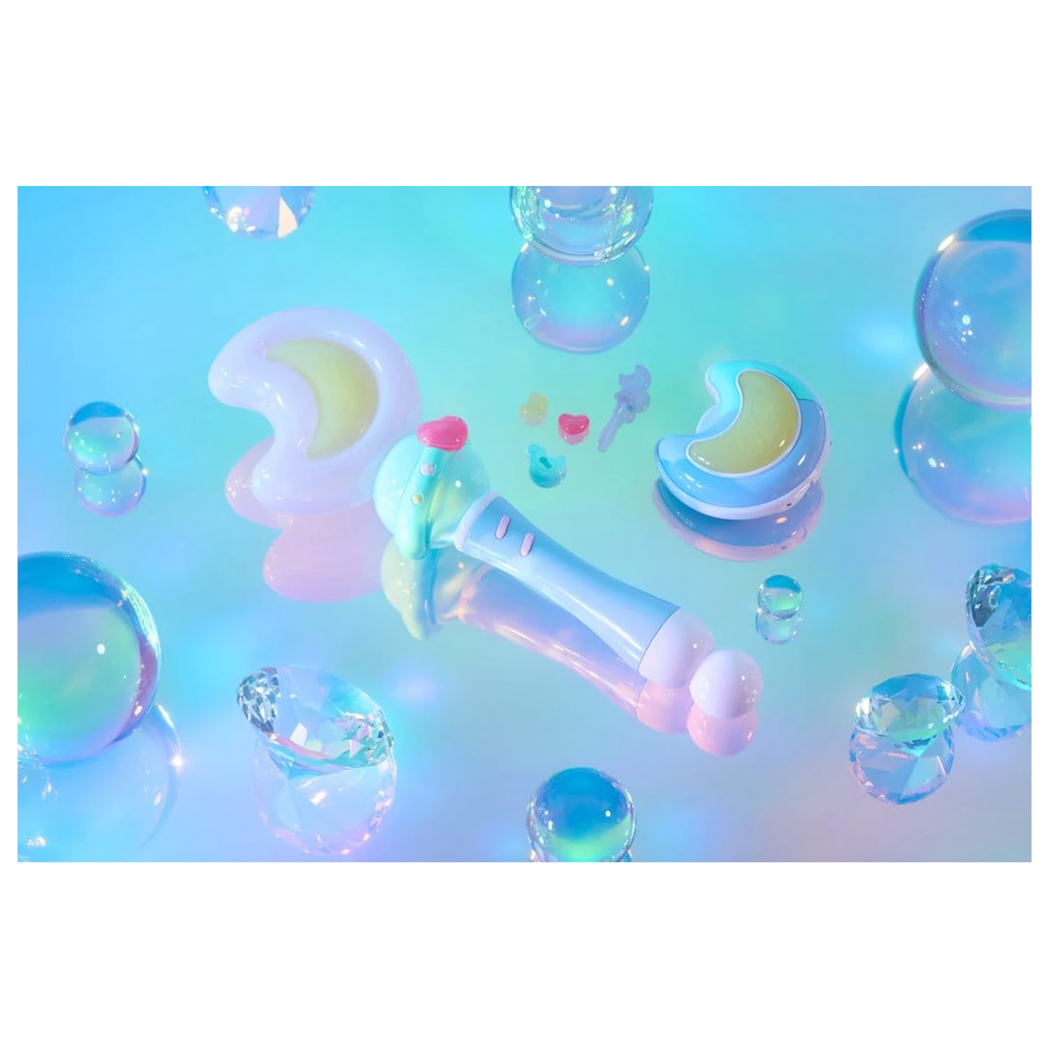 Magical Sisters Lulutto Lilly Proplica replika Moontoneoneon & GlassHeart DreamPact zestaw 25 cm zdjęcie produktu