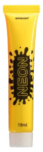 Make Up, Neonowa Żółta Farba do Twarzy zdjęcie produktu