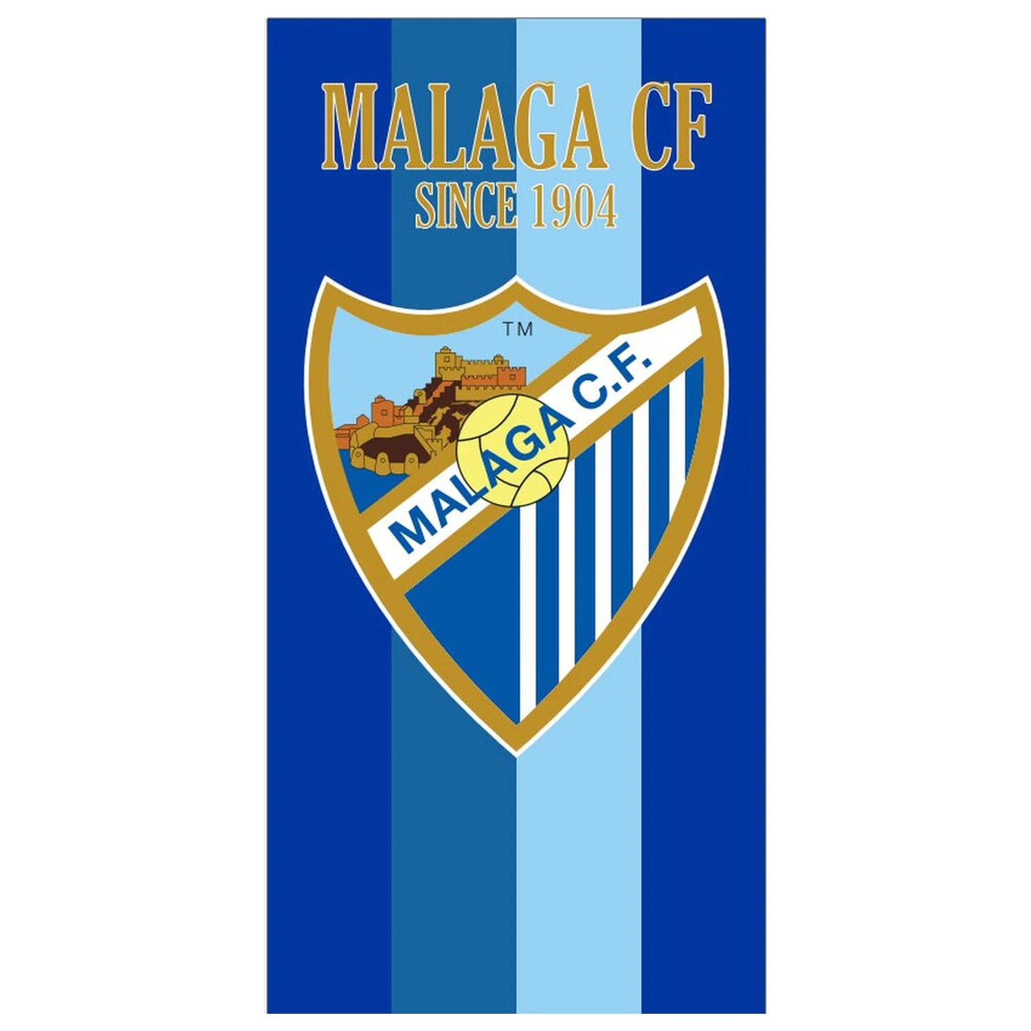 Malaga C.F ręcznik plażowy z mikrofibry zdjęcie produktu