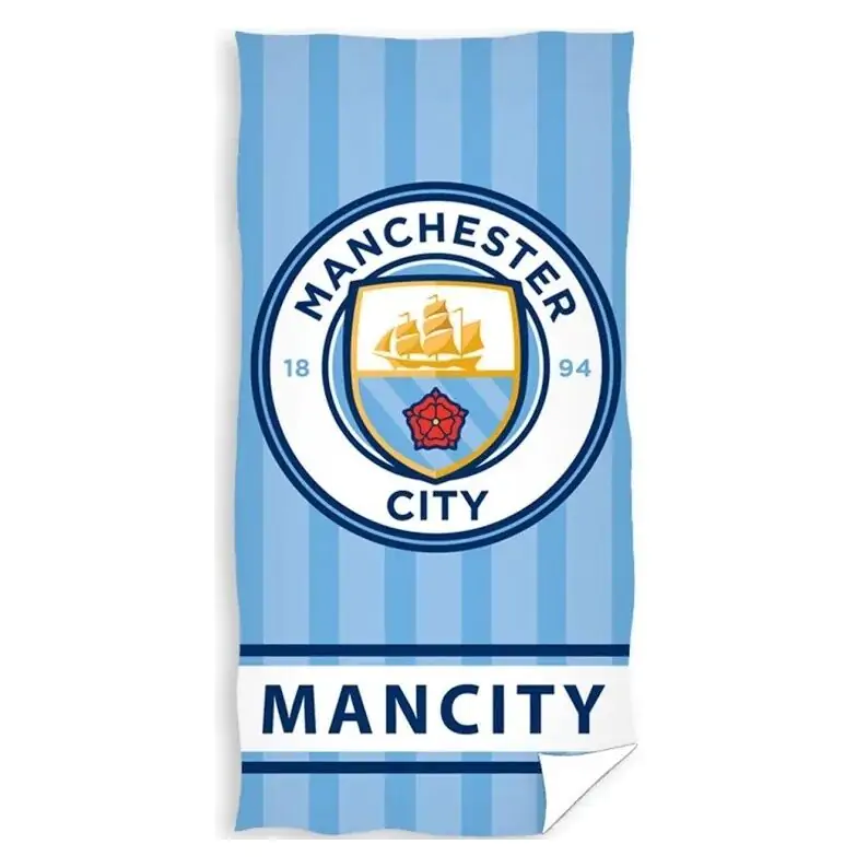 Ręcznik plażowy bawełniany Manchester City zdjęcie produktu