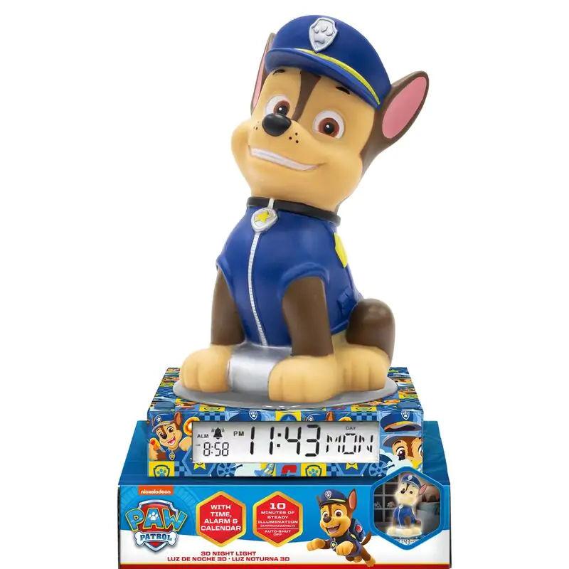 Paw Patrol Lampa 3D z budzikiem zdjęcie produktu