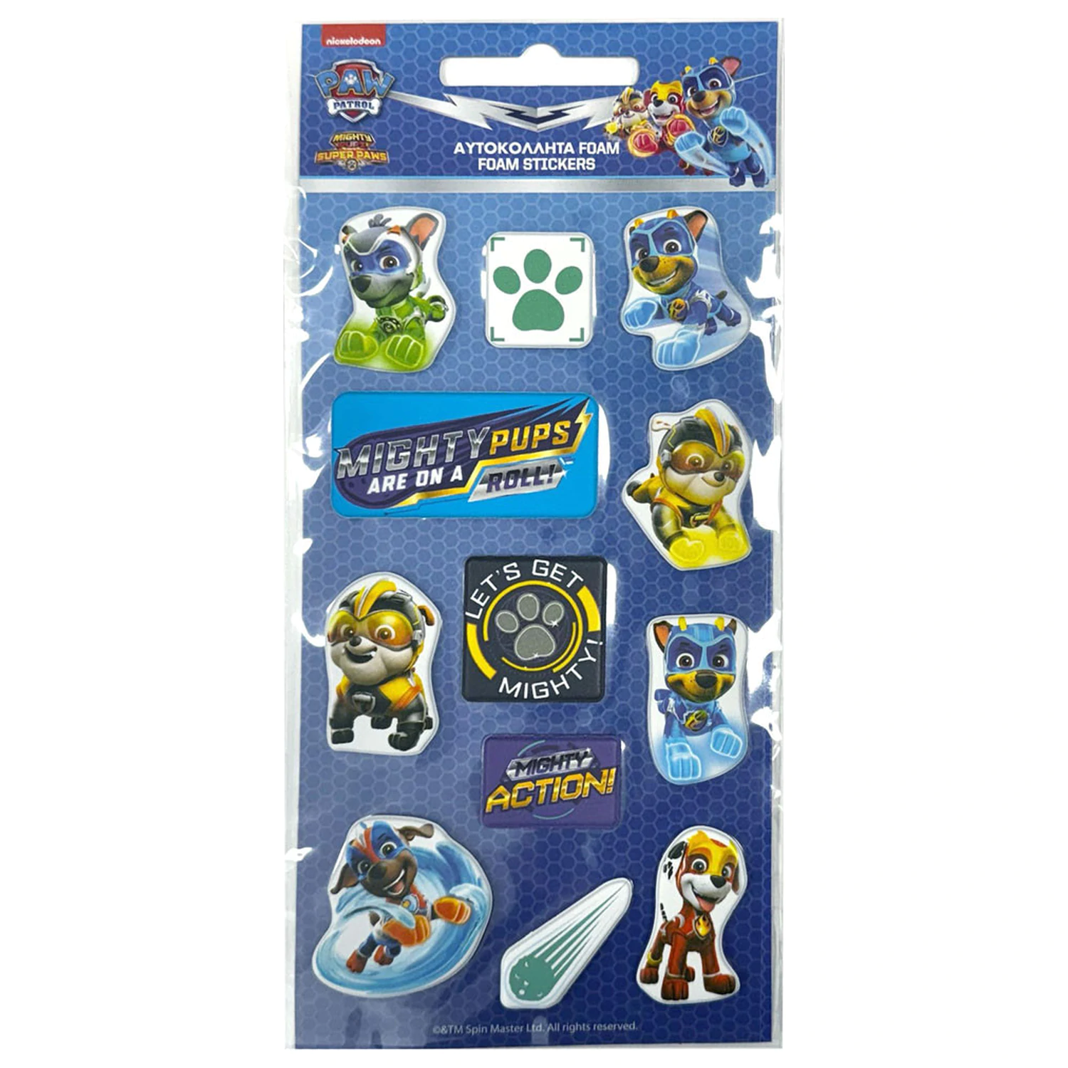 Paw Patrol Action Puffy gąbkowe naklejki zestaw zdjęcie produktu