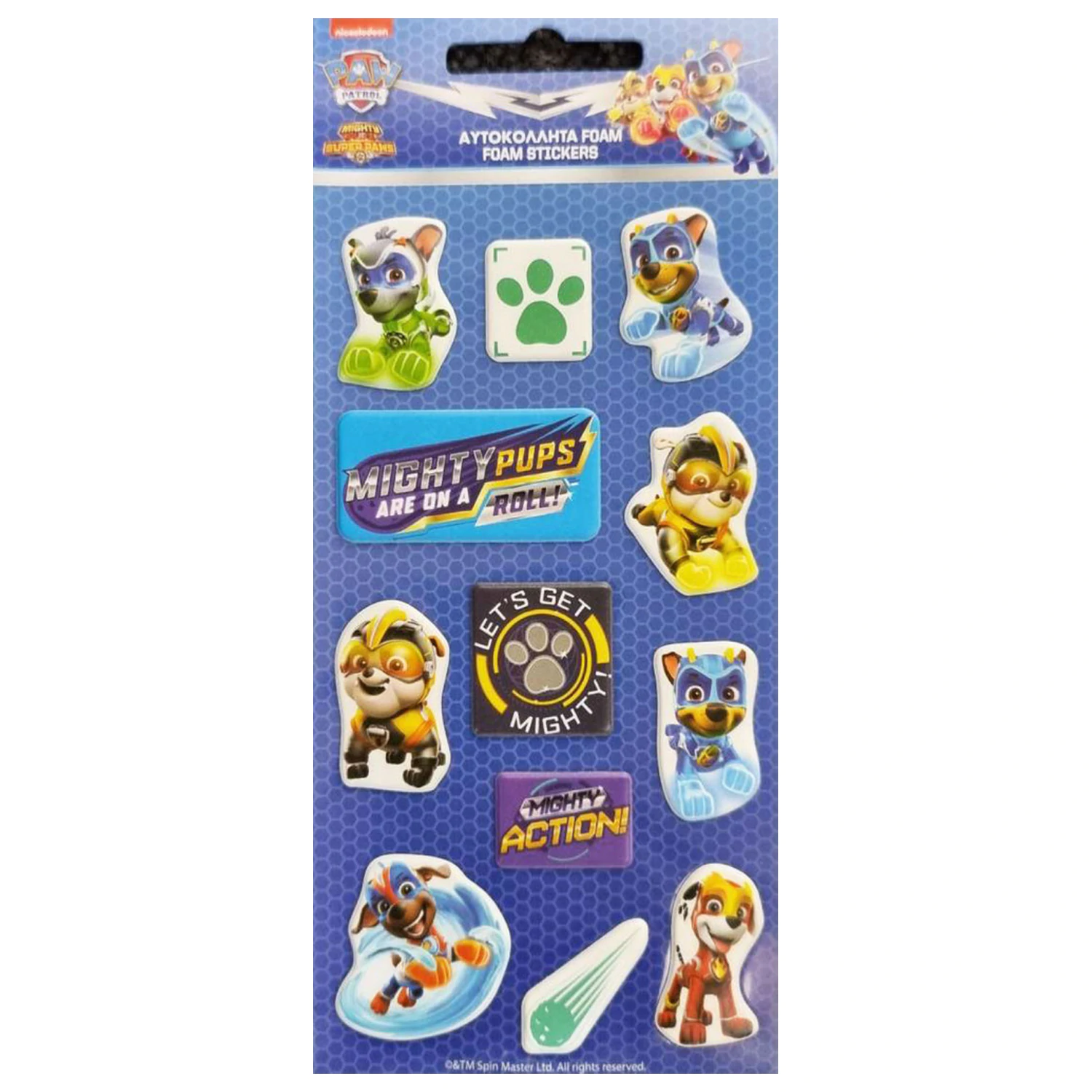 Paw Patrol Action Puffy gąbkowe naklejki zestaw zdjęcie produktu