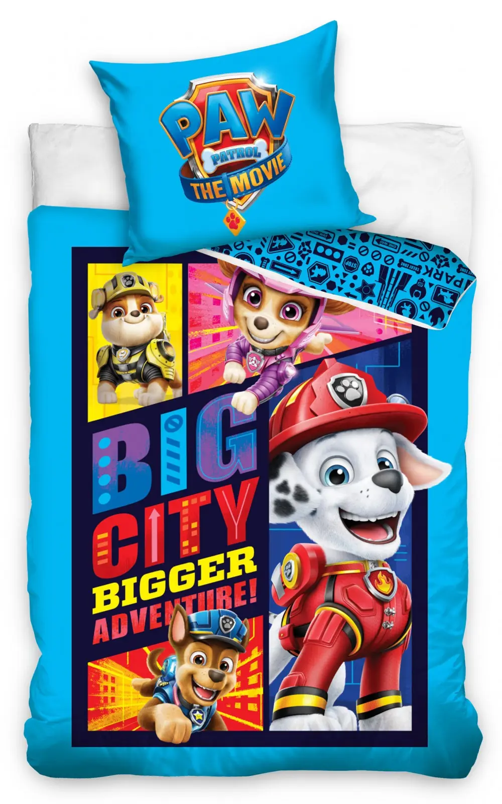 PAW Patrol Poszewka na kołdrę 140x200cm, 70x90cm zdjęcie produktu
