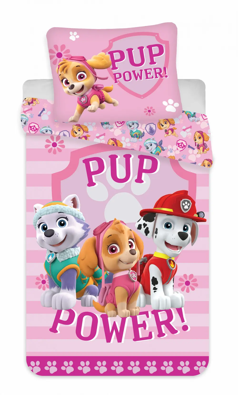 Paw Patrol Poszwa na kołdrę 140x200cm, poszewka na poduszkę 70x90cm z mikrofibry zdjęcie produktu