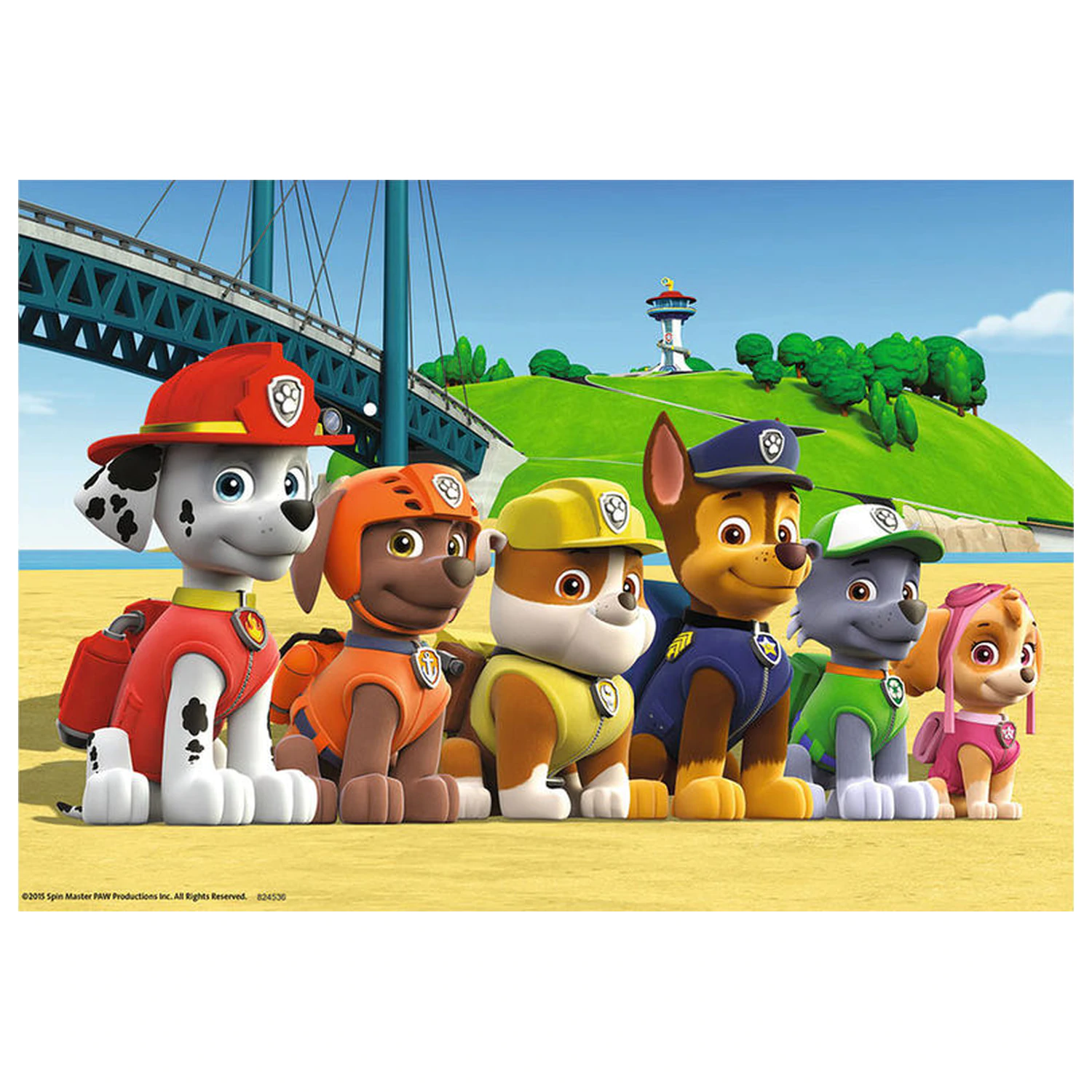 Paw Patrol Puzzle Plażowe 2x24 szt. zdjęcie produktu