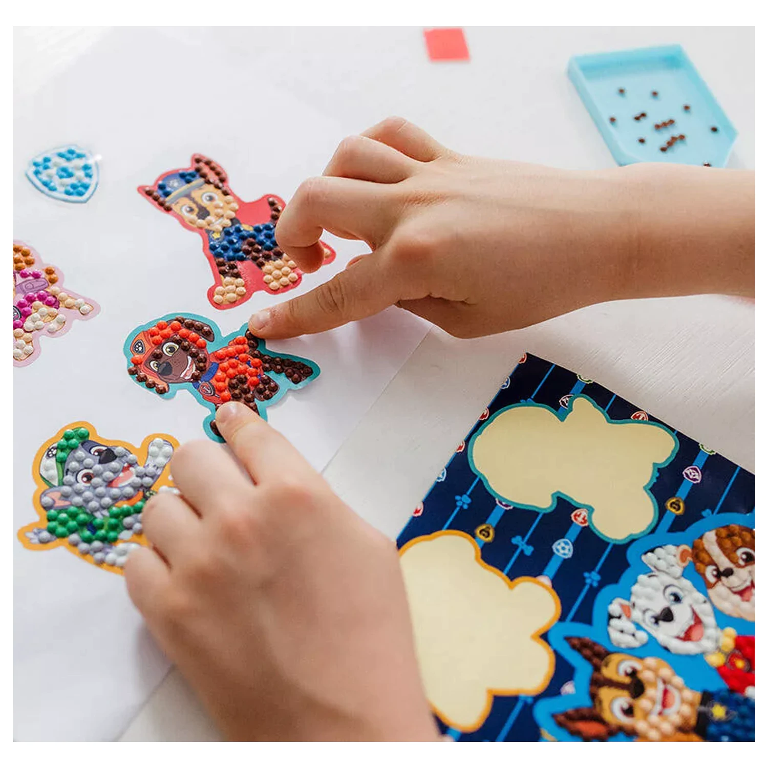 Paw Patrol Best Team diamentowe malowanie naklejek, 9-pak zdjęcie produktu