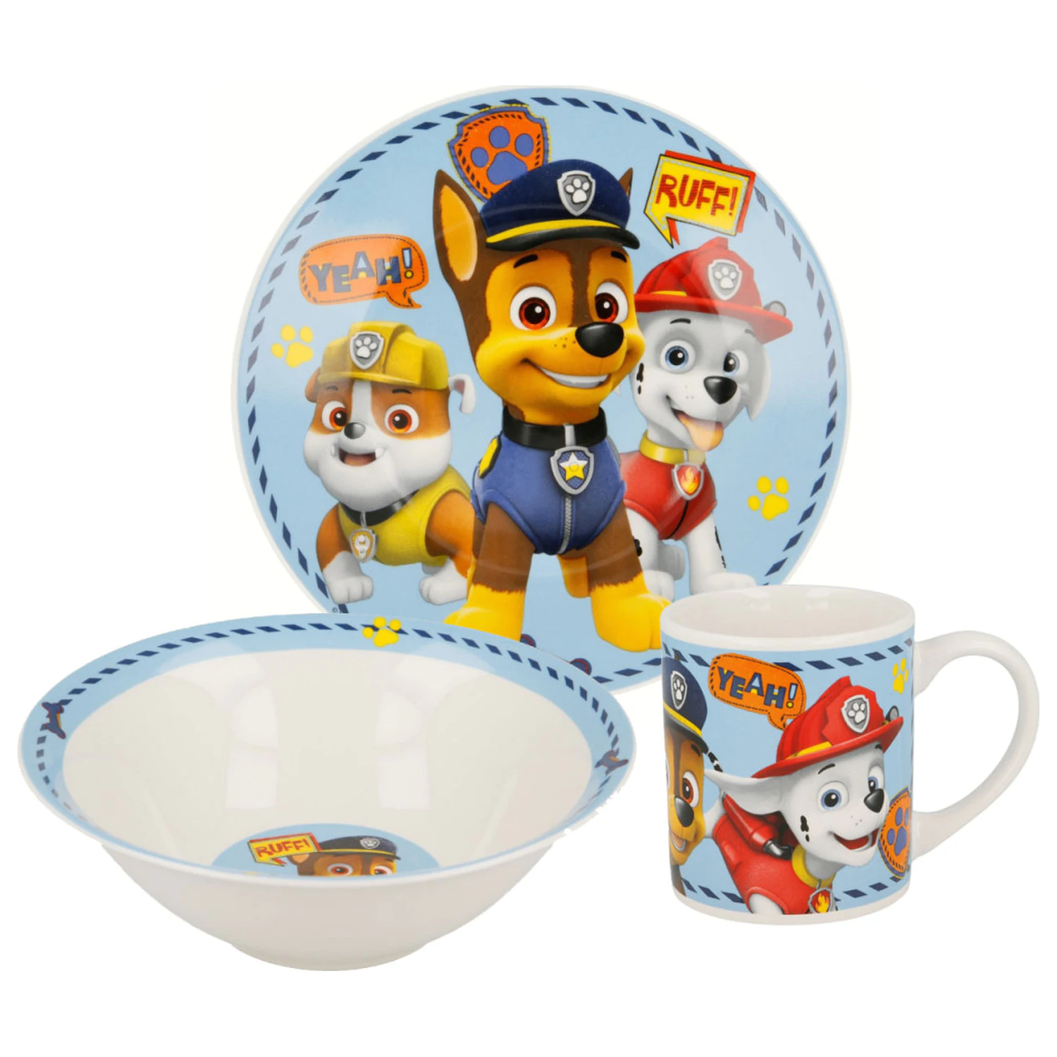 Paw Patrol Chłopiec Ikony Porcelanowy Zestaw Naczyń Stołowych zdjęcie produktu