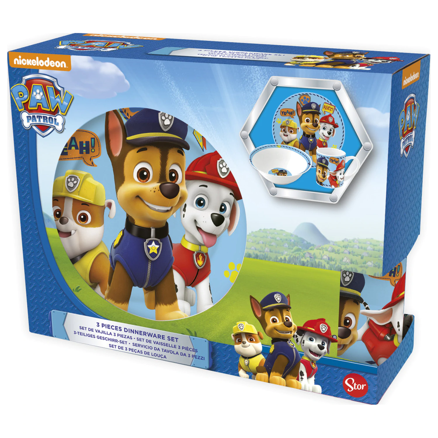 Paw Patrol Chłopiec Ikony Porcelanowy Zestaw Naczyń Stołowych zdjęcie produktu