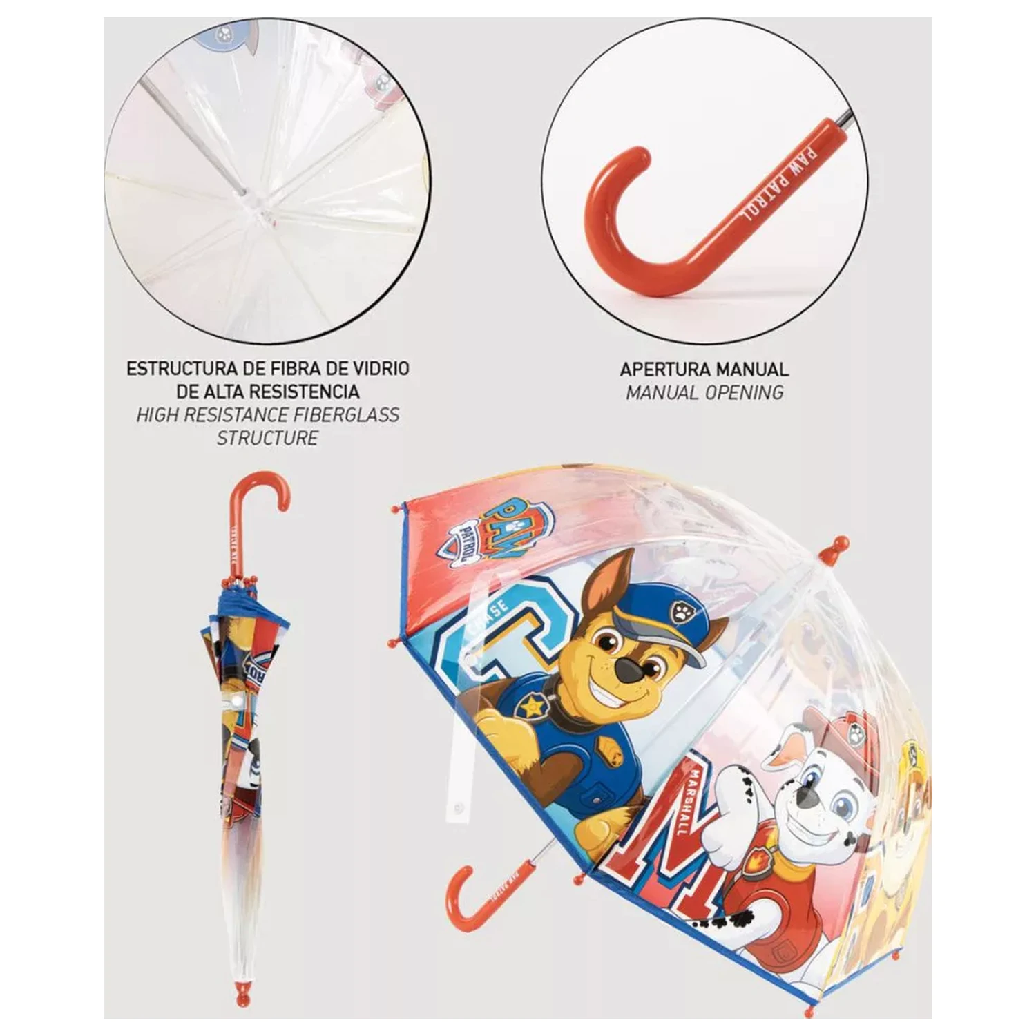 PAW Patrol Buddies Kids Przezroczysta parasolka zdjęcie produktu