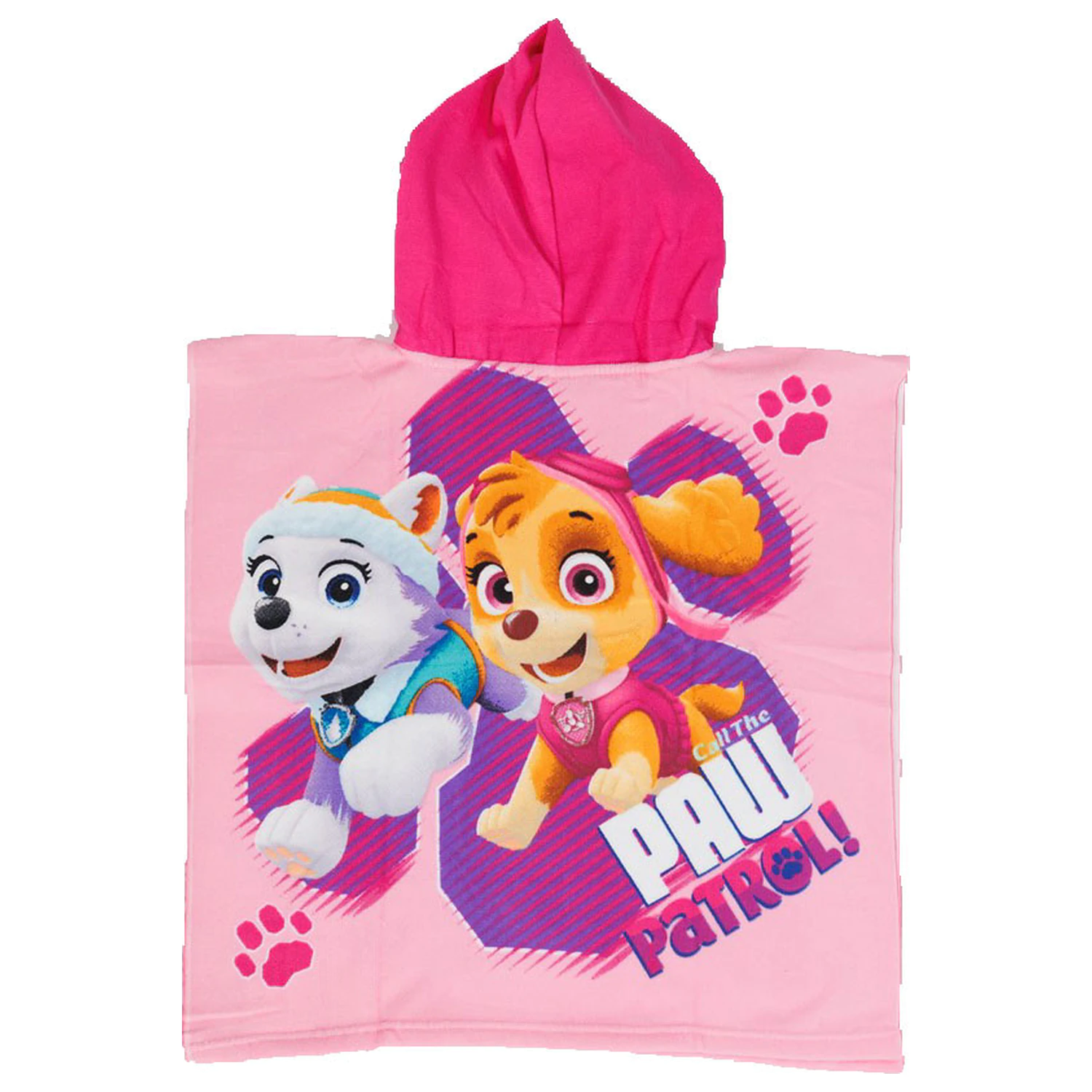 Ręcznik plażowy ponczo Paw Patrol Call the Girls 55x110 cm zdjęcie produktu