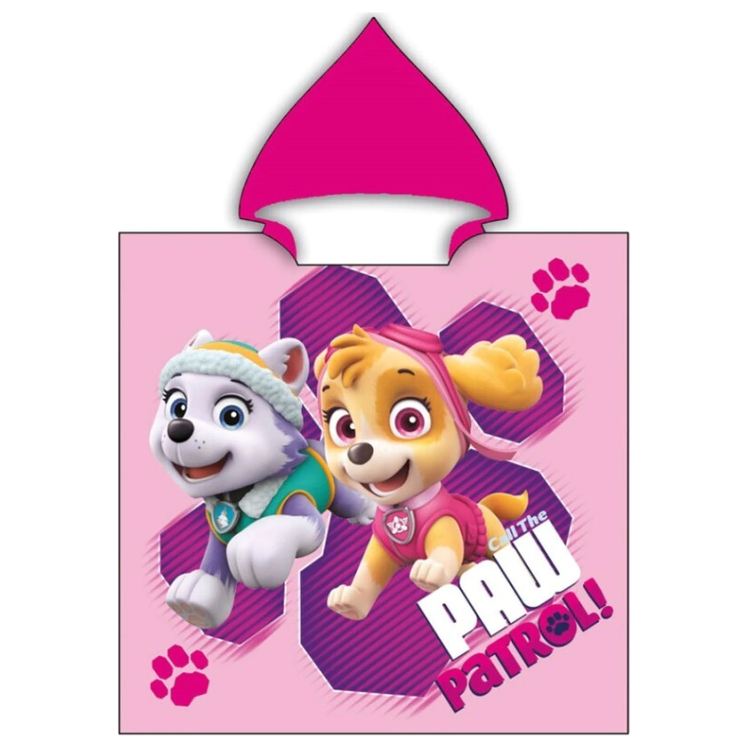 Ręcznik plażowy ponczo Paw Patrol Call the Girls 55x110 cm zdjęcie produktu