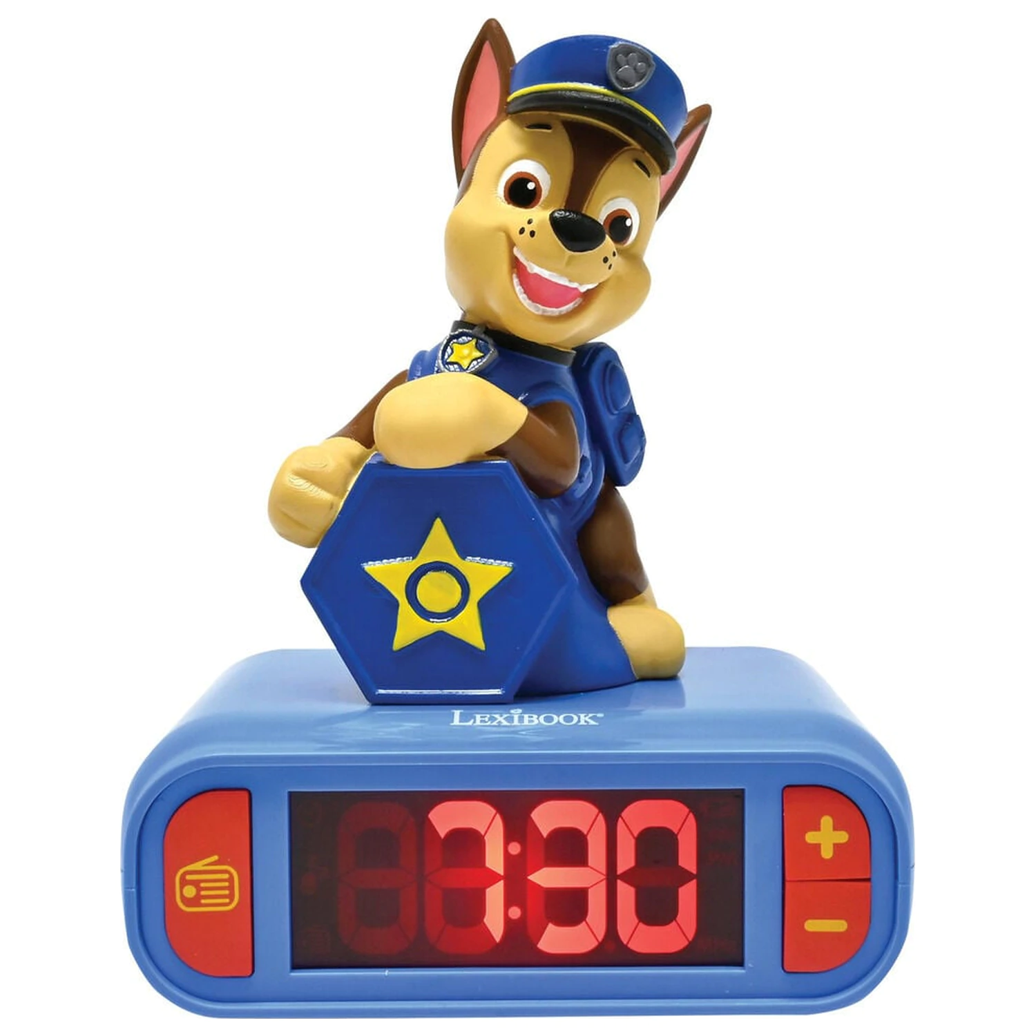 Paw Patrol Chase cyfrowy budzik lampka nocna 3D zdjęcie produktu