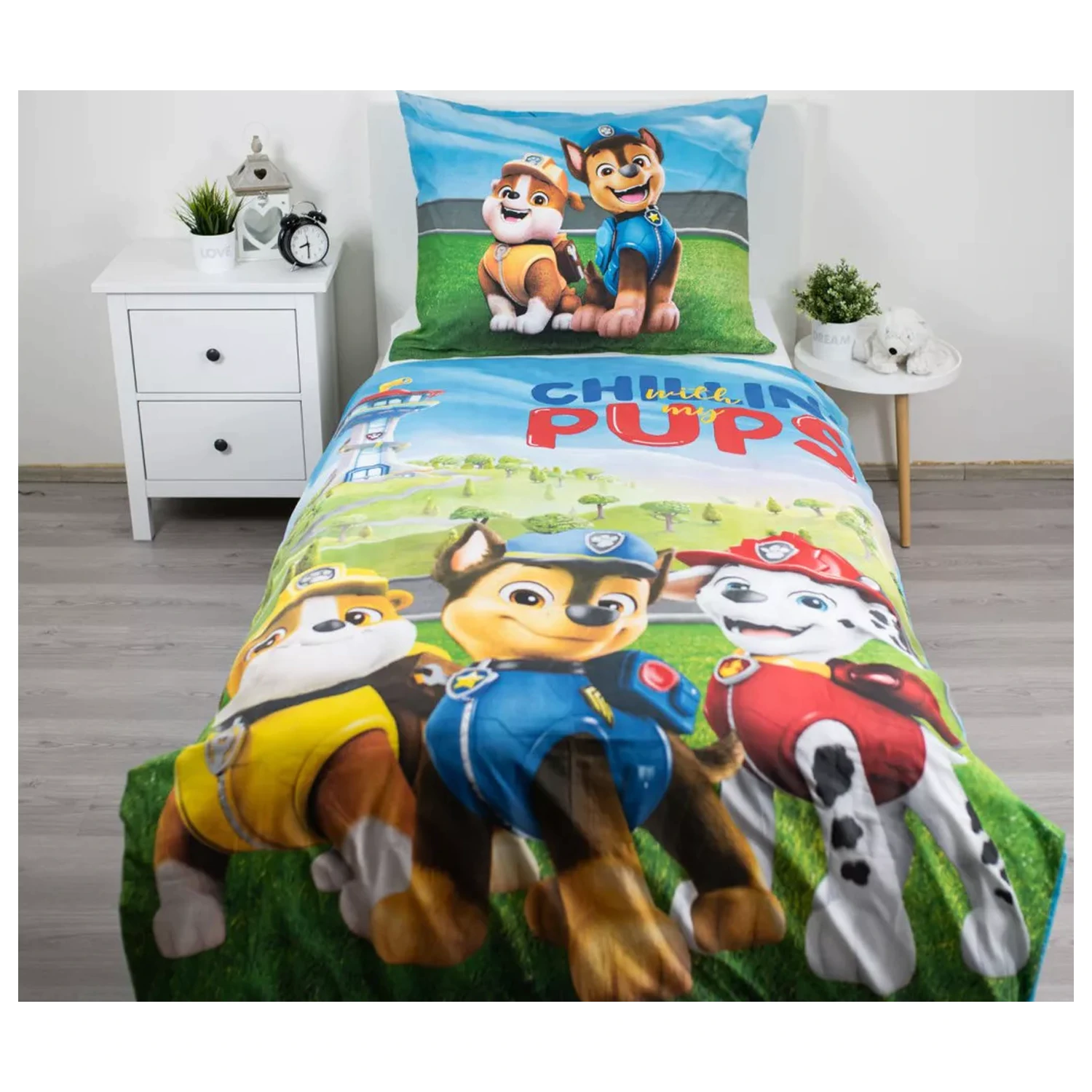 Komplet pościeli z mikrofibry PAW Patrol Chilling zdjęcie produktu