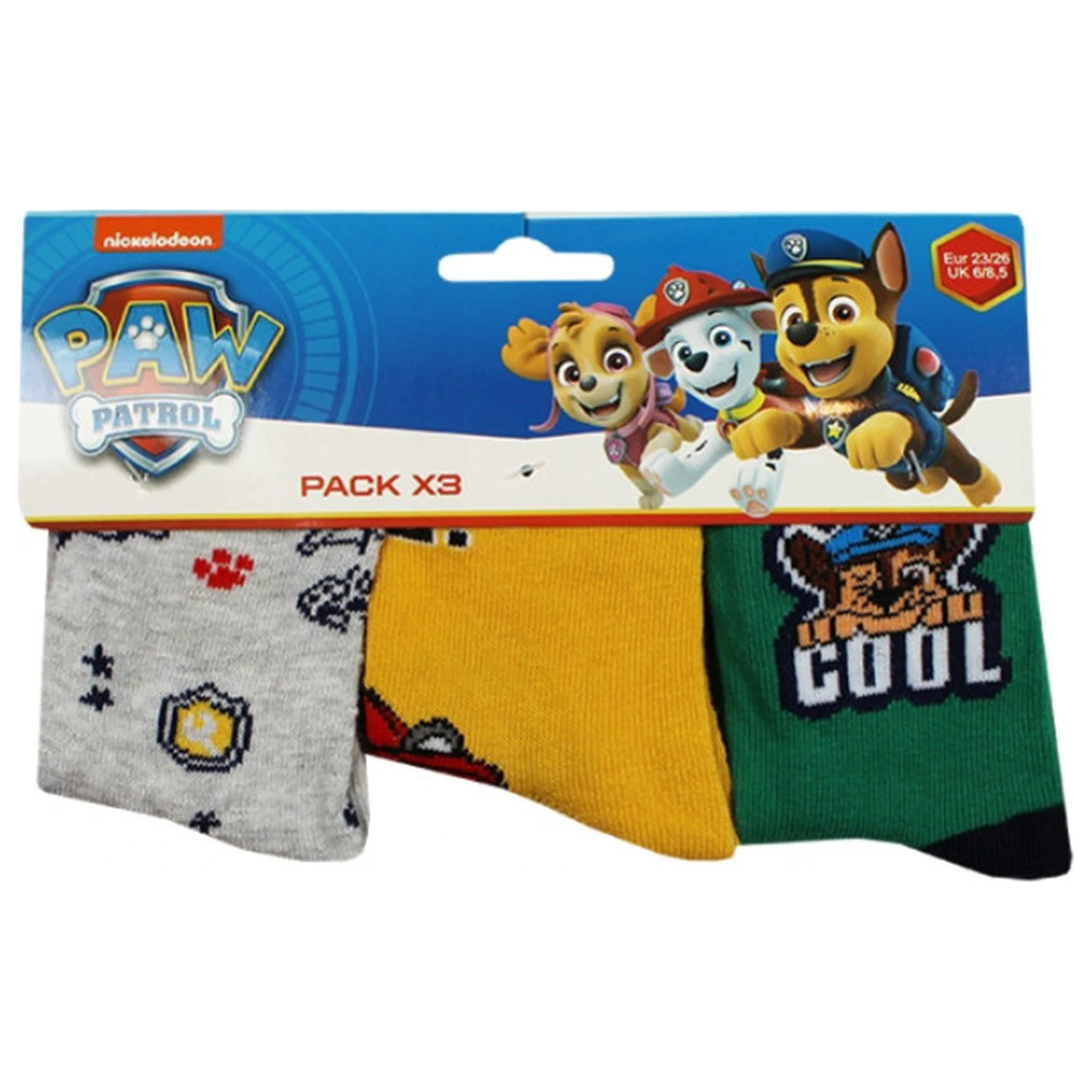 Skarpetki dla dzieci Paw Patrol Cool Pups 31/34 zdjęcie produktu