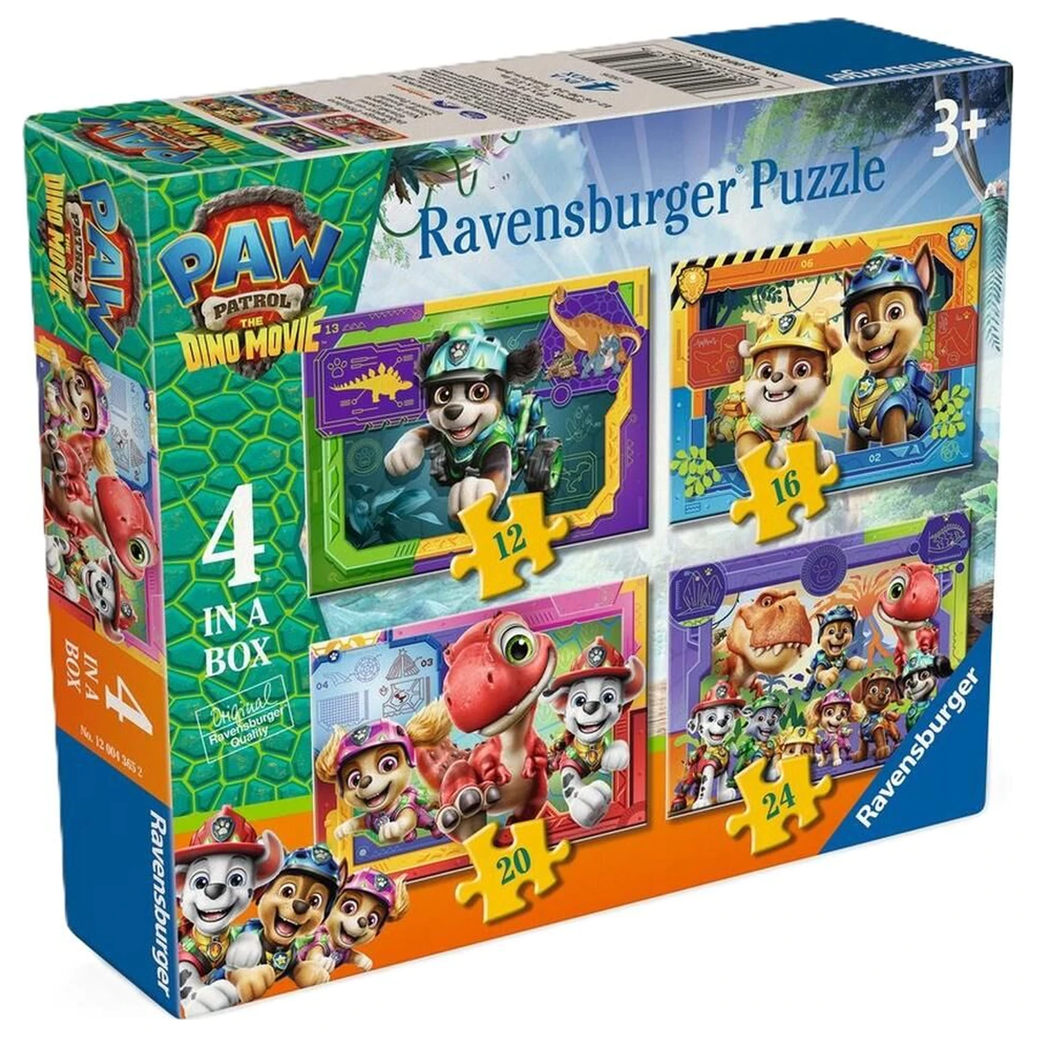 Paw Patrol Dino Movie puzzle 12-16-20-24 elementów zdjęcie produktu