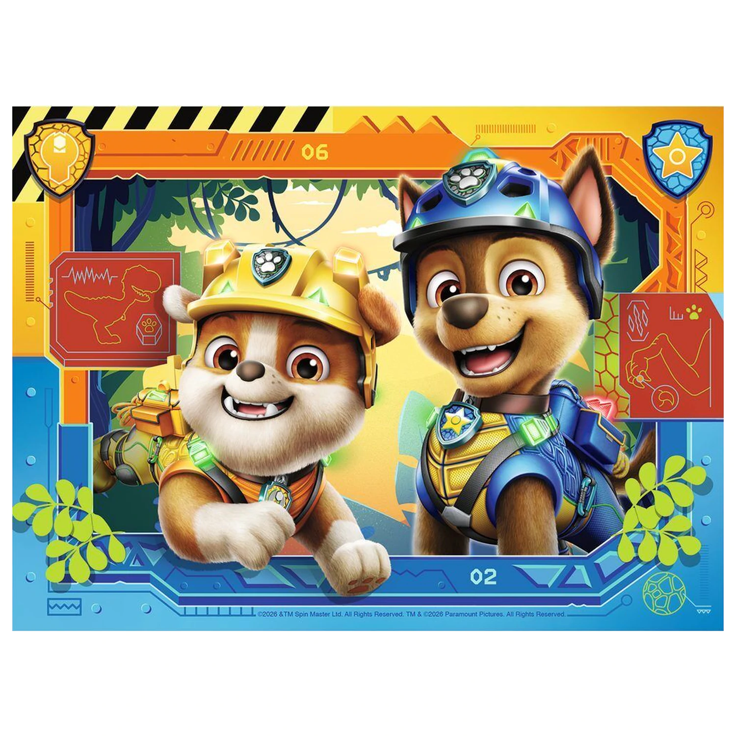 Paw Patrol Dino Movie puzzle 12-16-20-24 elementów zdjęcie produktu