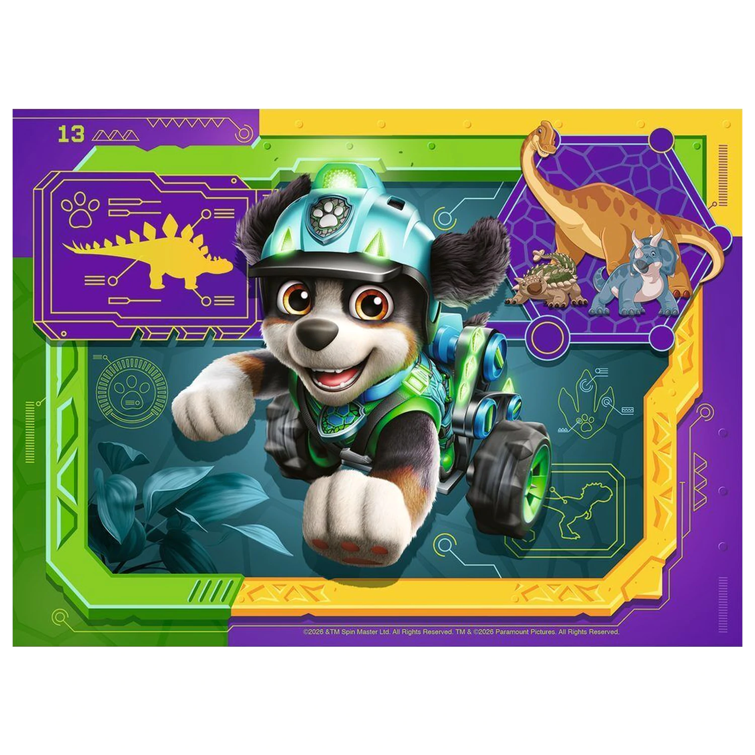 Paw Patrol Dino Movie puzzle 12-16-20-24 elementów zdjęcie produktu