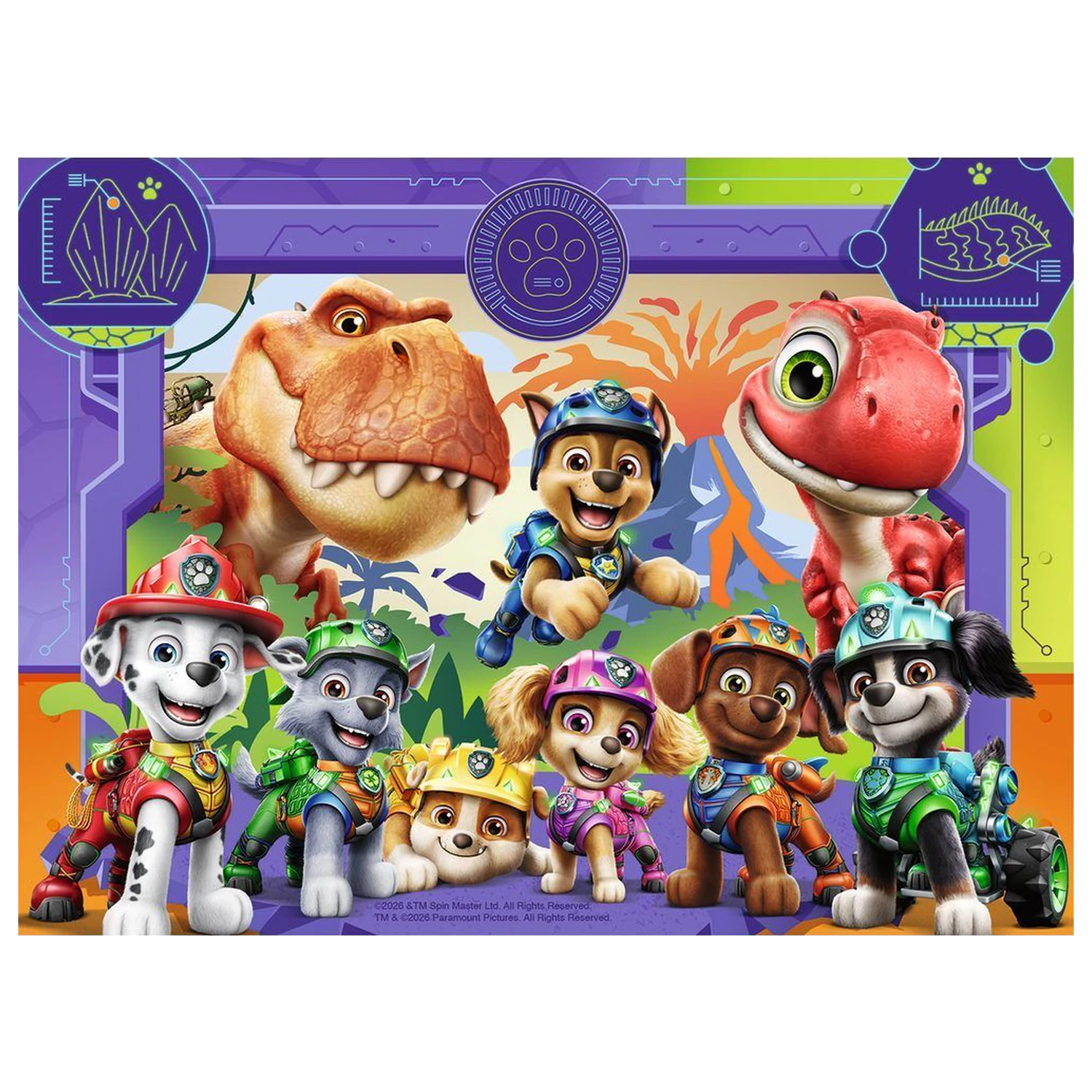 Paw Patrol Dino Movie puzzle 12-16-20-24 elementów zdjęcie produktu