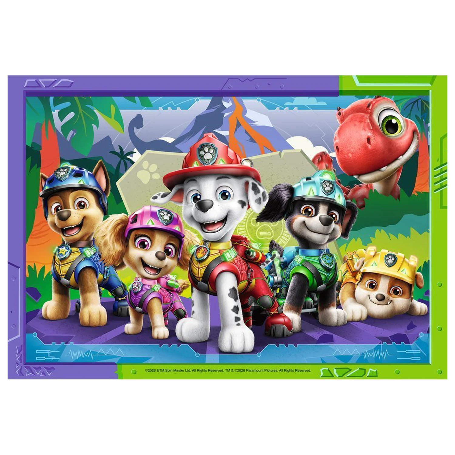 Paw Patrol Dino Movie puzzle 2x12 sztuk zdjęcie produktu