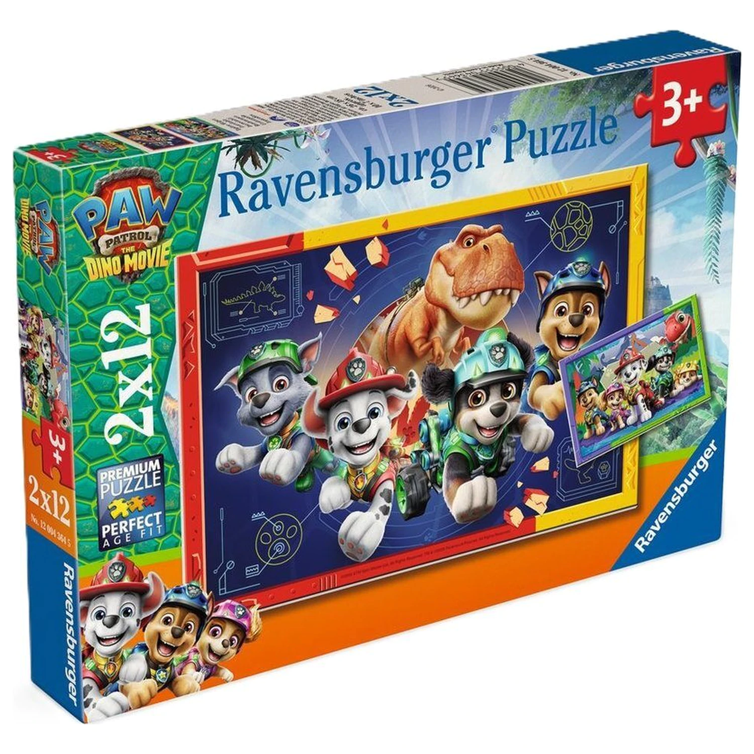 Paw Patrol Dino Movie puzzle 2x12 sztuk zdjęcie produktu
