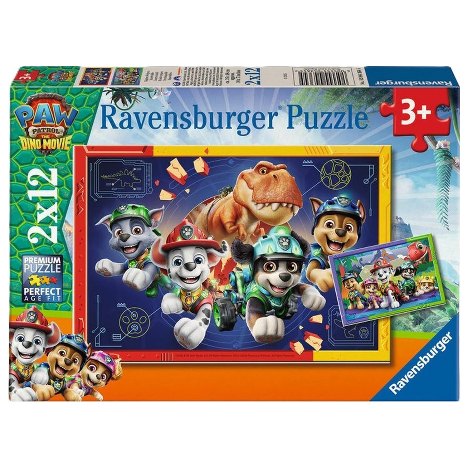 Paw Patrol Dino Movie puzzle 2x12 sztuk zdjęcie produktu