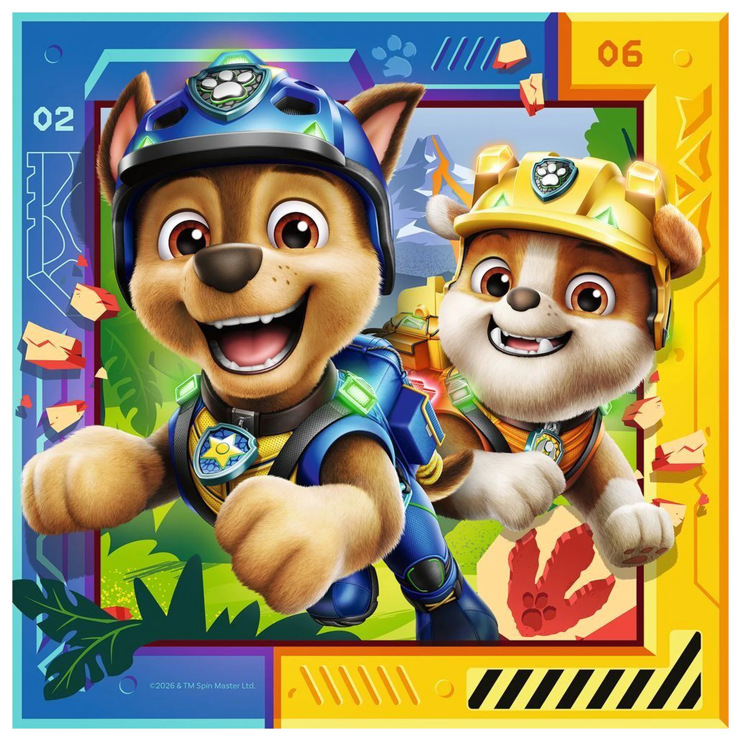 Paw Patrol Dino Movie puzzle 3x49 elementów zdjęcie produktu