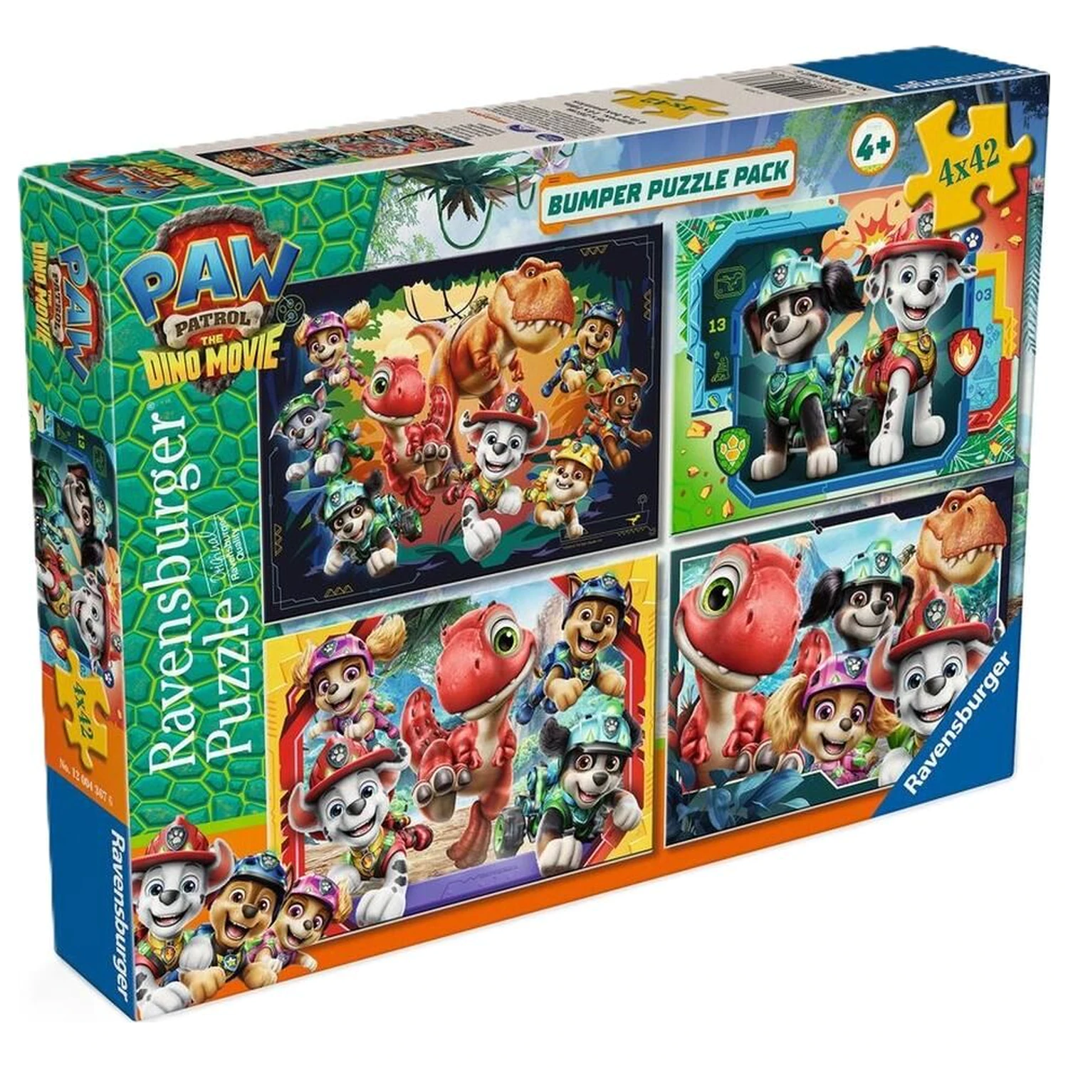 Paw Patrol Dino Movie puzzle 4x42 szt. zdjęcie produktu